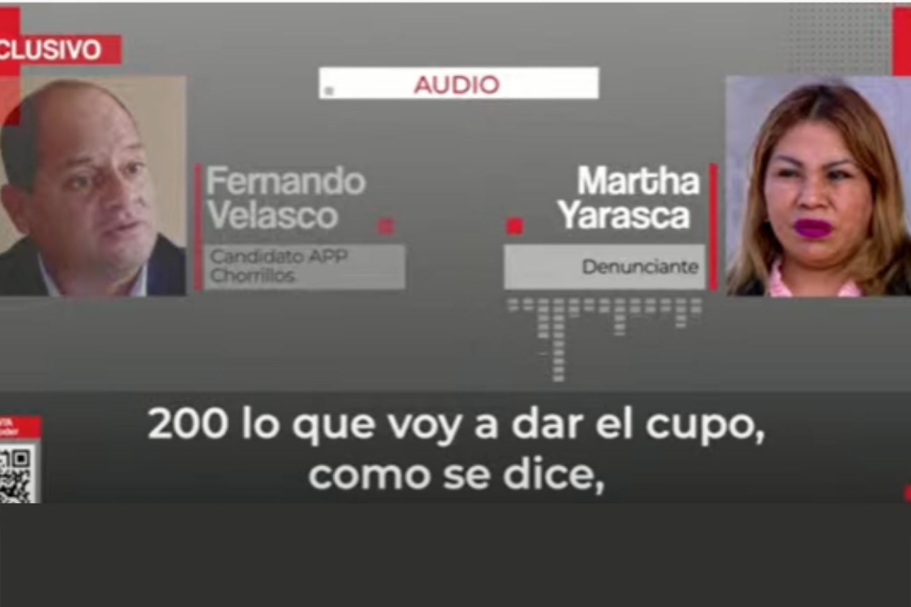 Martha Yarasca denunció que entregó S/200 000. |Foto: Captura Cuarto Poder