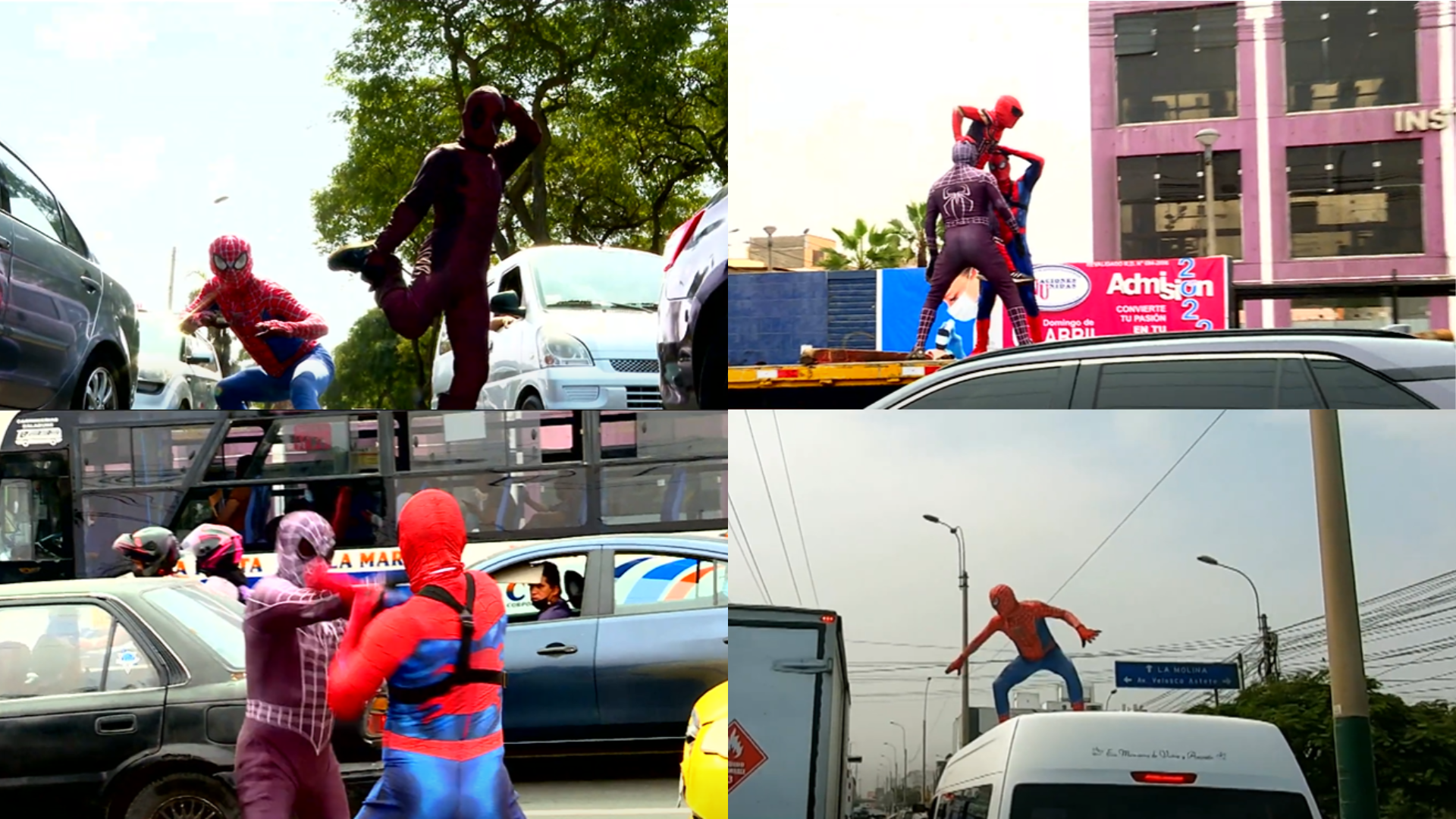 ¿Desde cuándo es un trabajo ser Spider-Man en Perú? La historia detrás de los hombres que bailan en techos de los buses