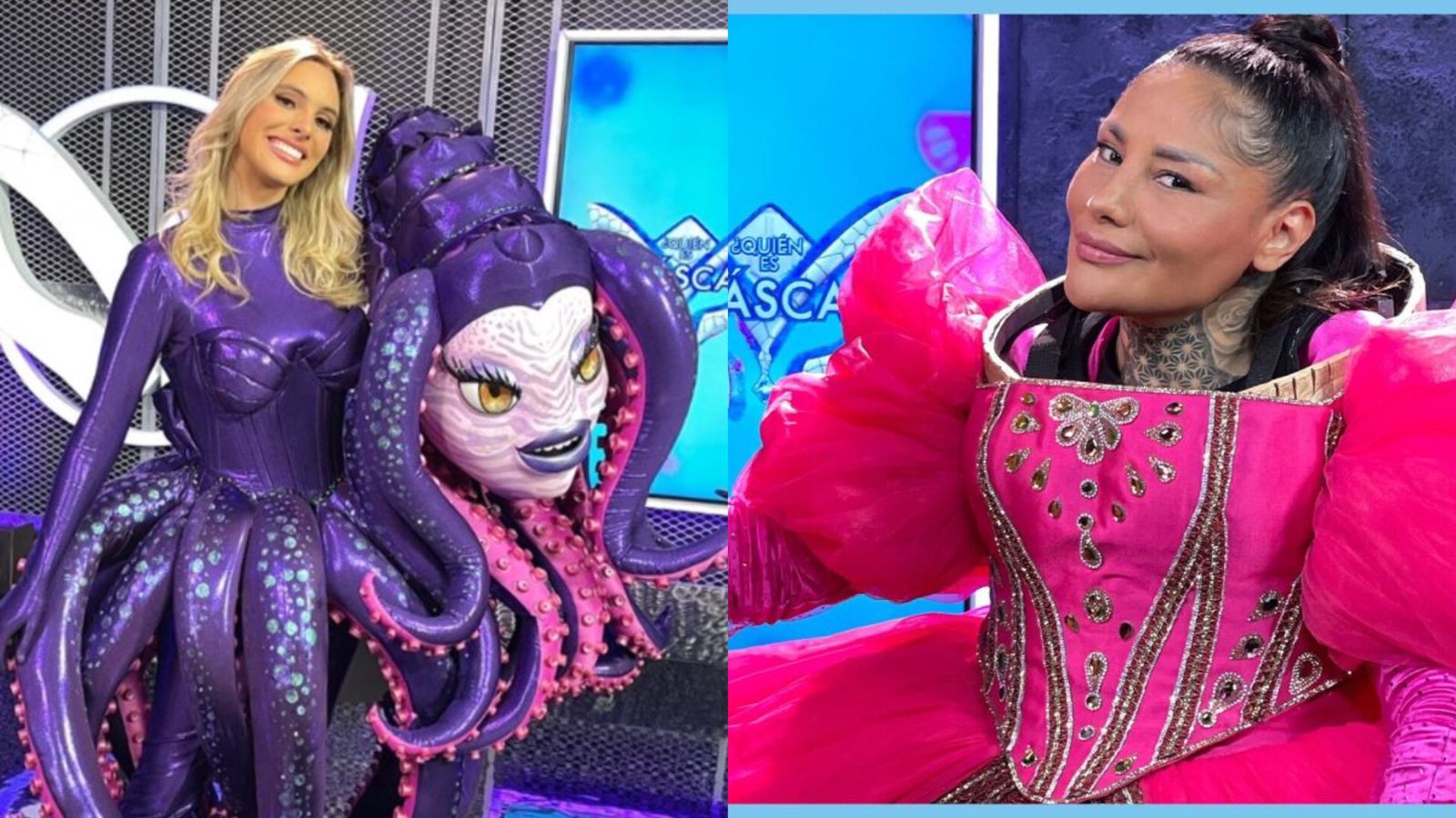 Lele Pons y Mariana “Barbie” Juárez fueron las primeras eliminadas de ‘¿Quién es la Máscara?’
(Fotos: Instagram/@quieneslamascara)