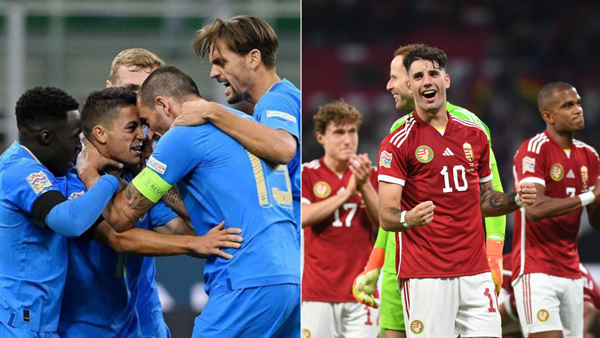 Italia vs Hungría EN VIVO: se enfrentan en Budapest por la Nations League
