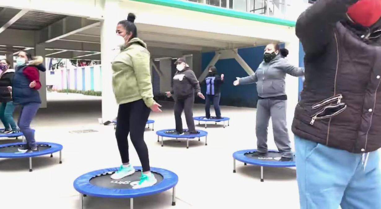 En febrero de 2022 se llevó a cabo la Mega Clase de Jumping en la alcaldía Iztapalapa.
(Foto: Twitter captura de pantalla)