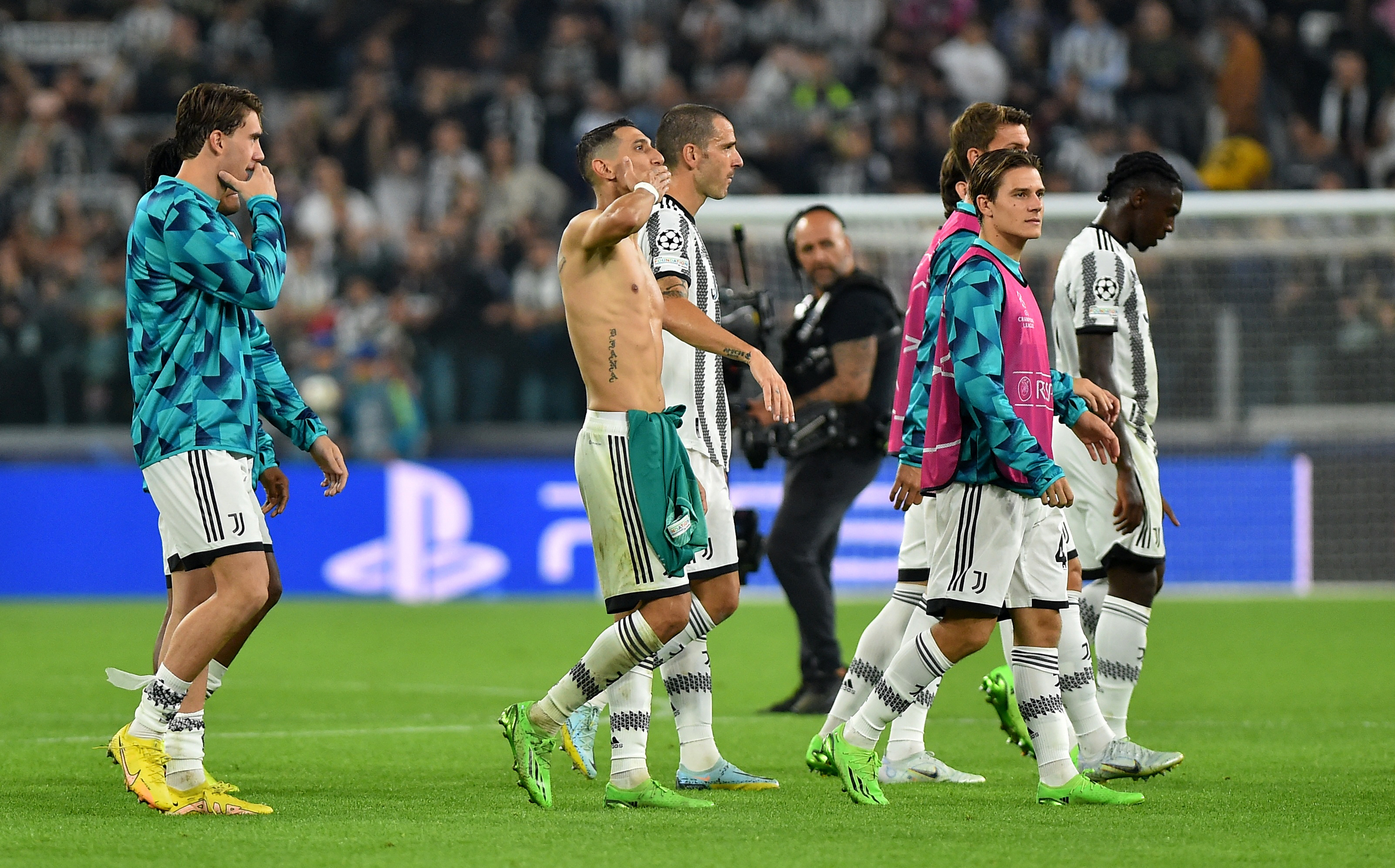 Di María fue la figura en la Juventus con tres asistencias (REUTERS/Massimo Pinca)