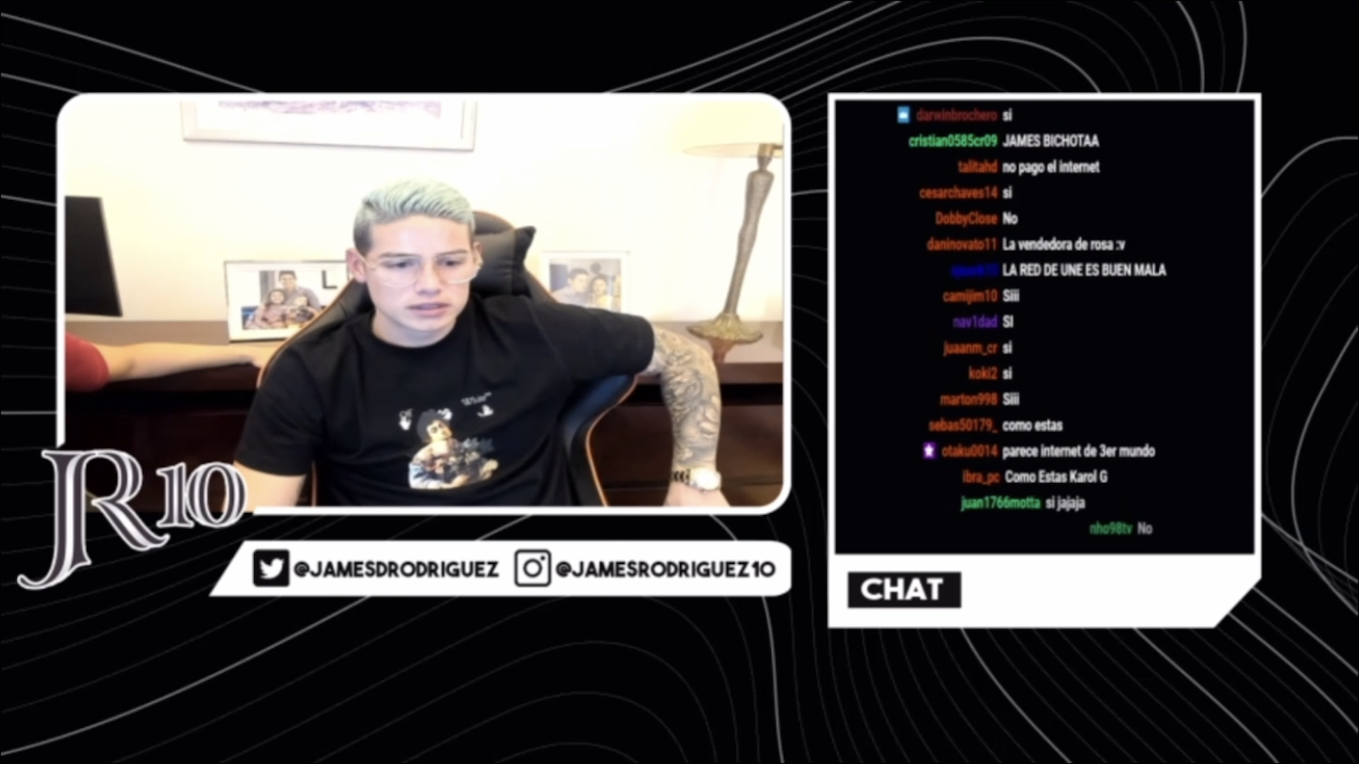 Video: James Rodríguez regresó a Twitch, pero la conexión a Internet en Catar le jugó una mala pasada