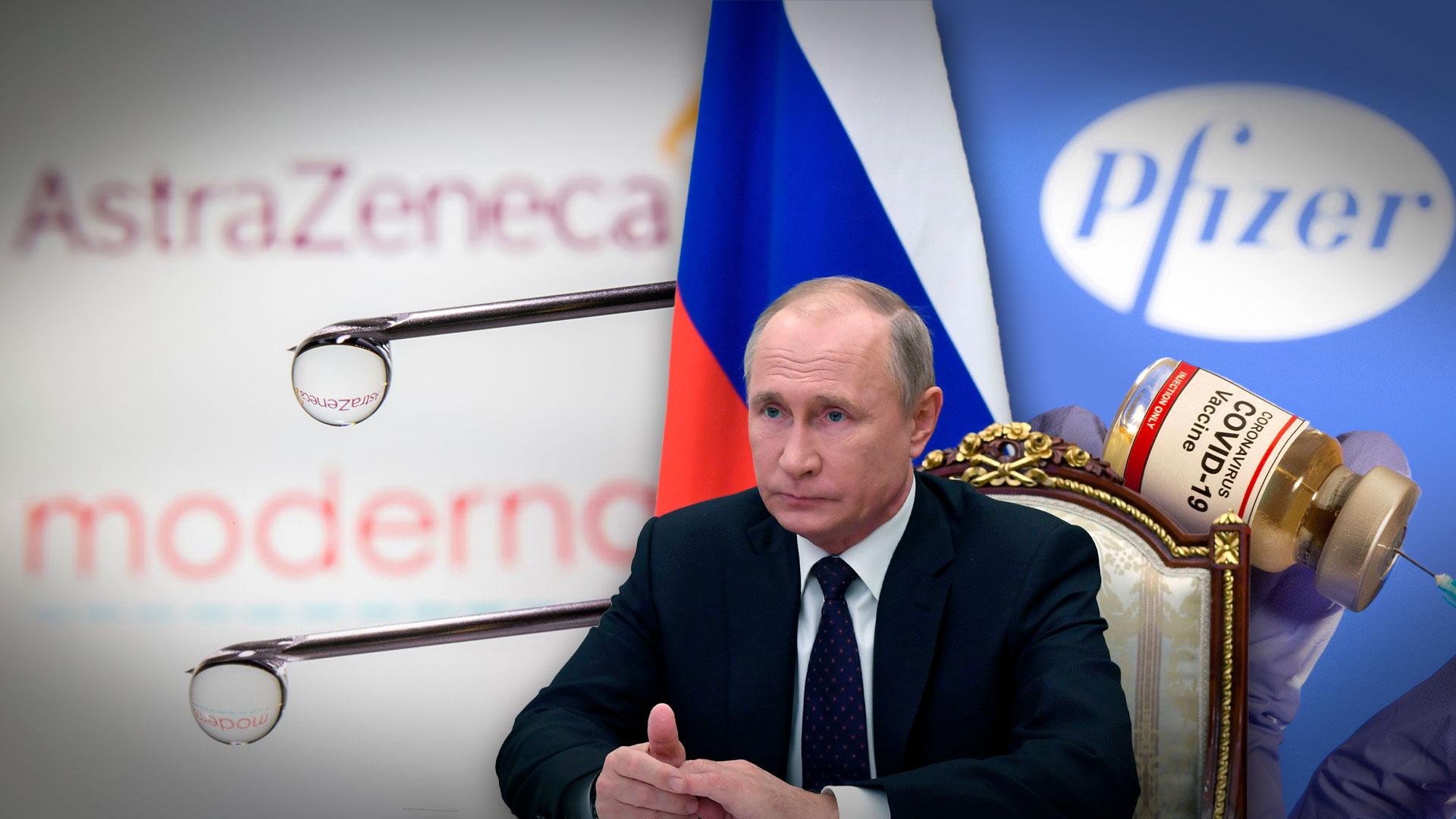 El Kremlin ha lanzado una feroz campaña contra las vacunas occidentales