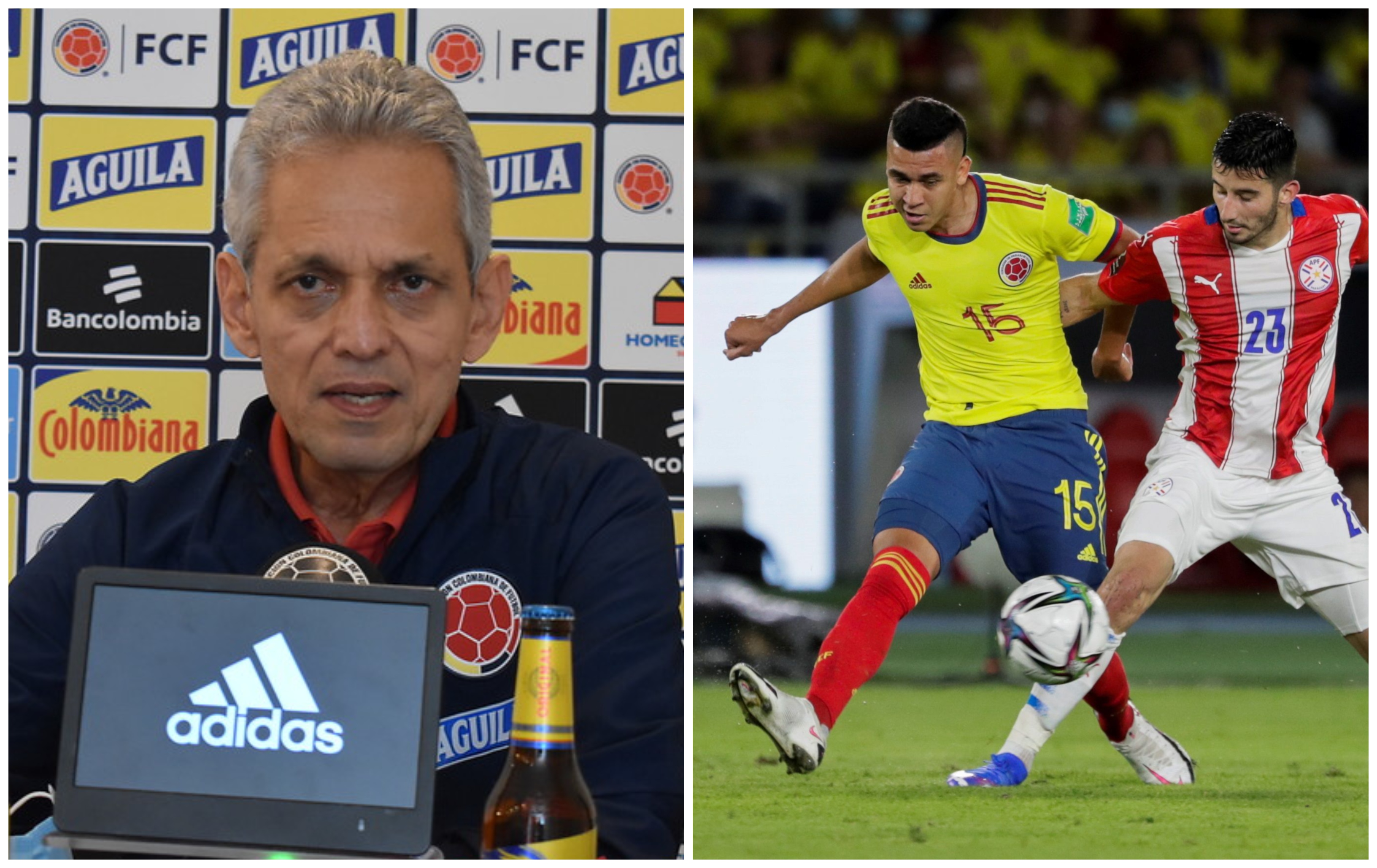 Reinaldo Rueda convocó a Víctor Cantillo para suplir la baja de Luis Fernando Muriel en la selección Colombia. Fotos: FCF / EFE (Carlos Ortega)
