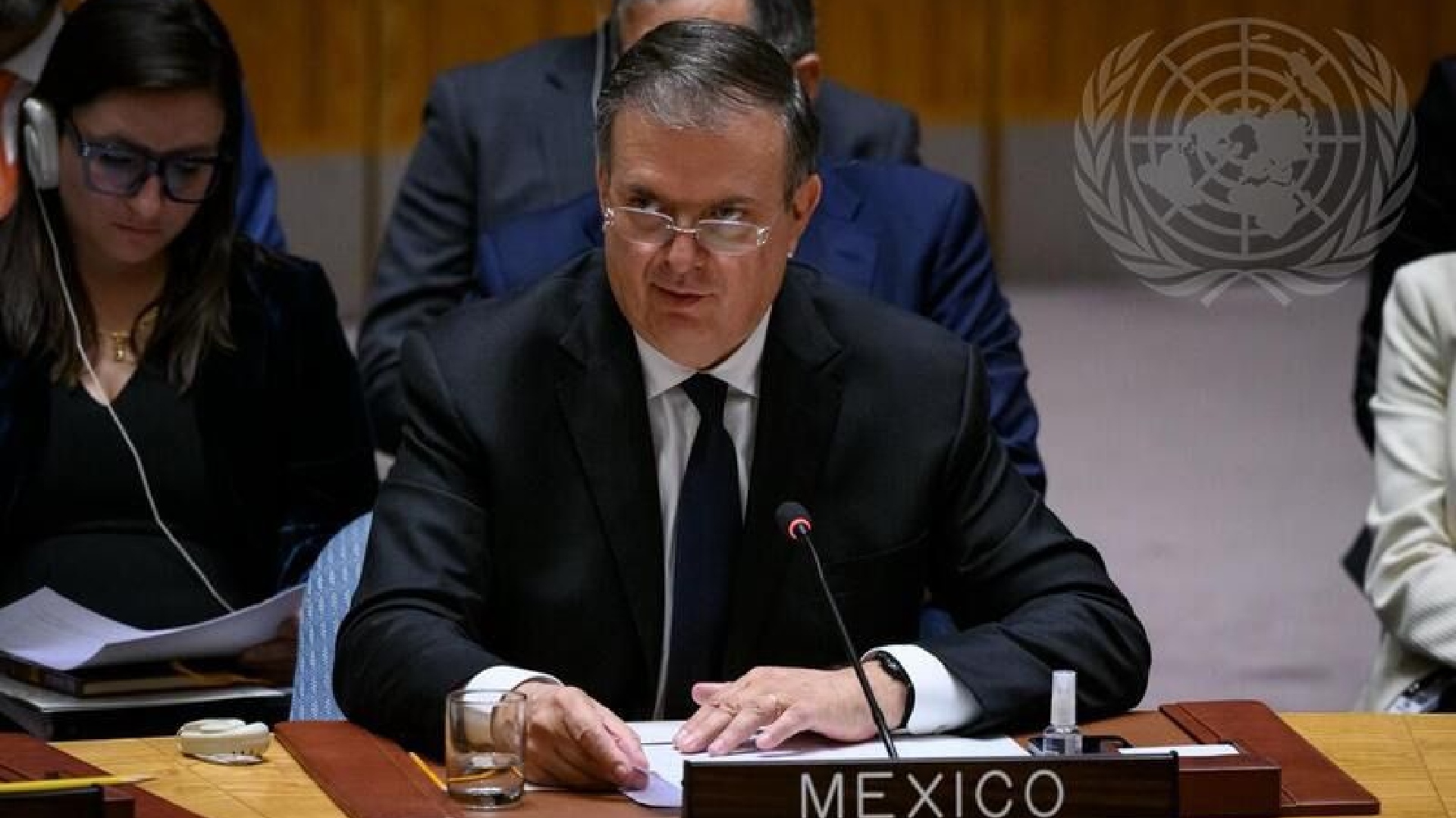 Marcelo Ebrard, Asamblea General de la ONU, Conflicto entre Rusia y Ucrania (Foto: SRE)
