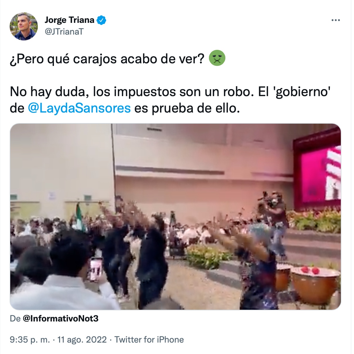 Layda Sansores was beaten for dancing in a government report and the memes were unleashed (Photo: Twitter/)