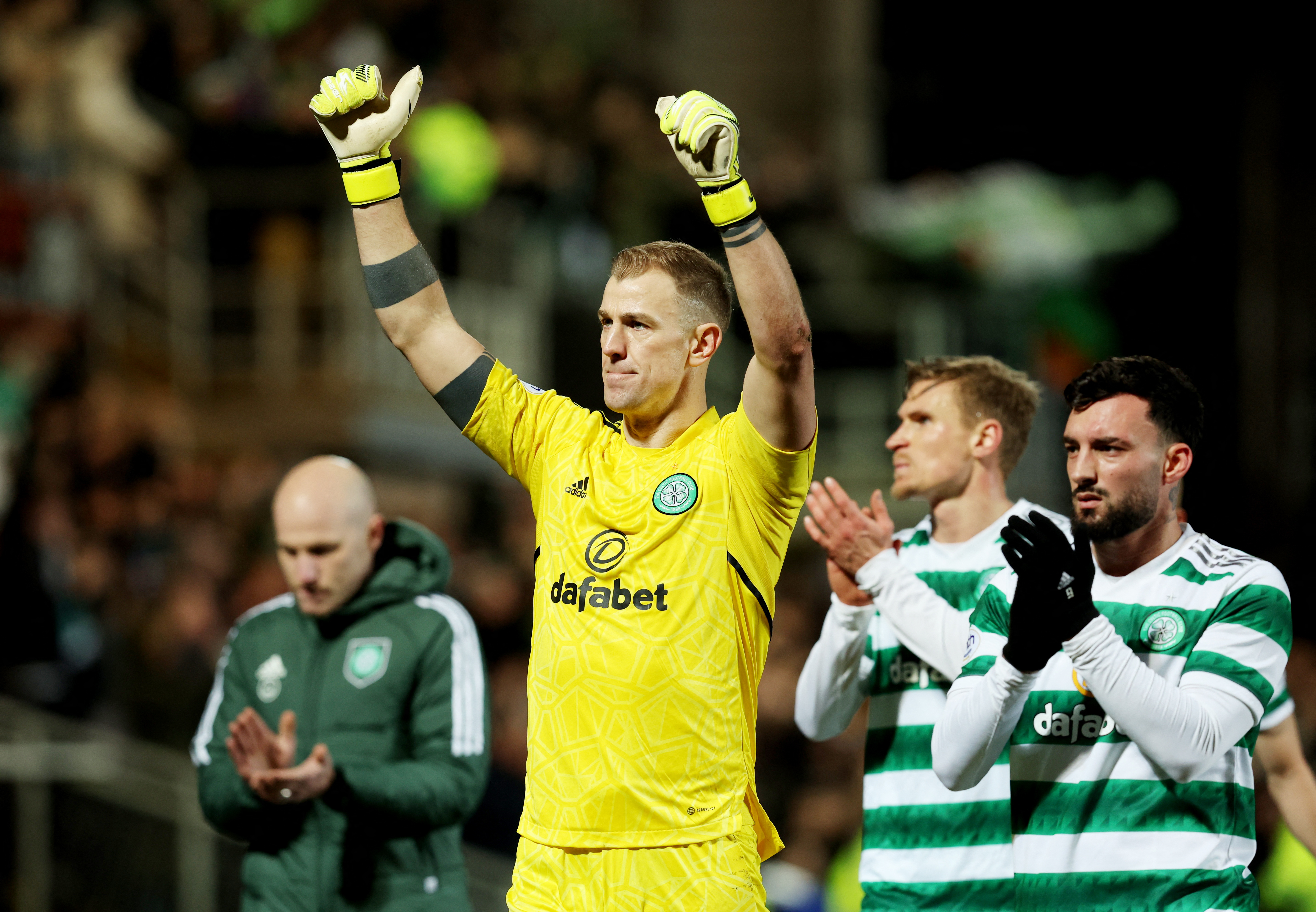 El Celtic se llevó una nueva victoria y lidera la Premier League de Escocia por 9 puntos sobre el Rangers (Foto: Reuters)