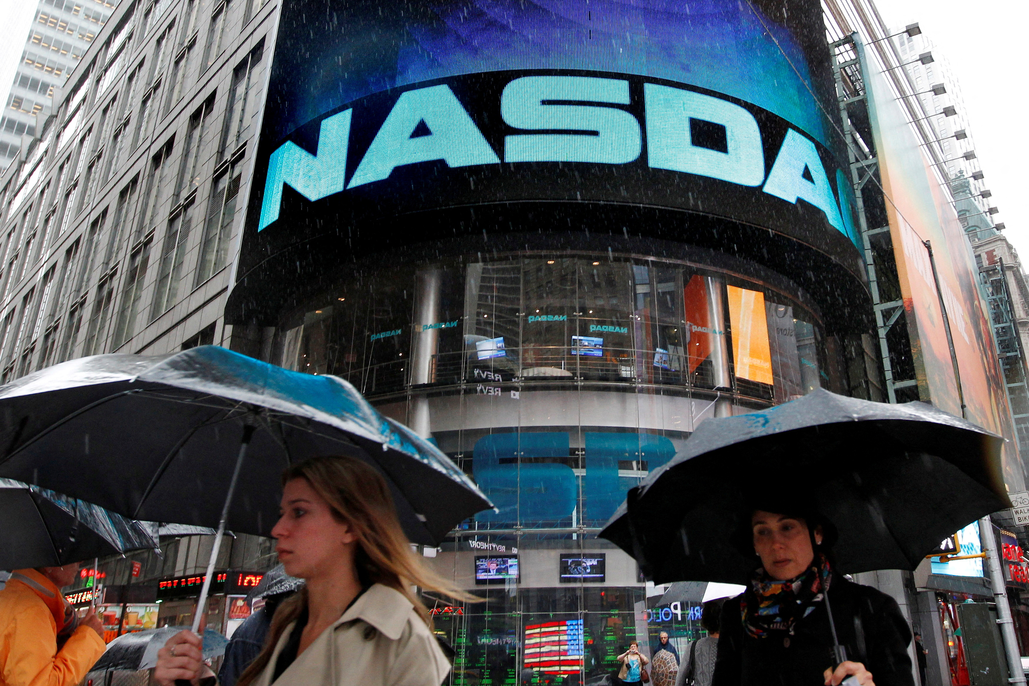 El Nasdaq (QQQ) que ya subió casi un 40% en dólares en 2023 (Reuters)