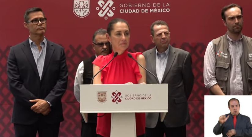 Possible "mistake" human caused activation of seismic alert loudspeakers, reported the head of Government of the CDMX, Claudia Sheinbaum, during a press conference.  Photo: Screenshot