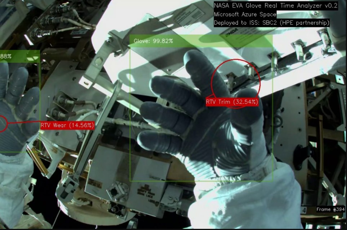 Un algoritmo es capaz de evaluar la calidad de los guantes que usan los astronautas en la estación espacial (Microsoft)