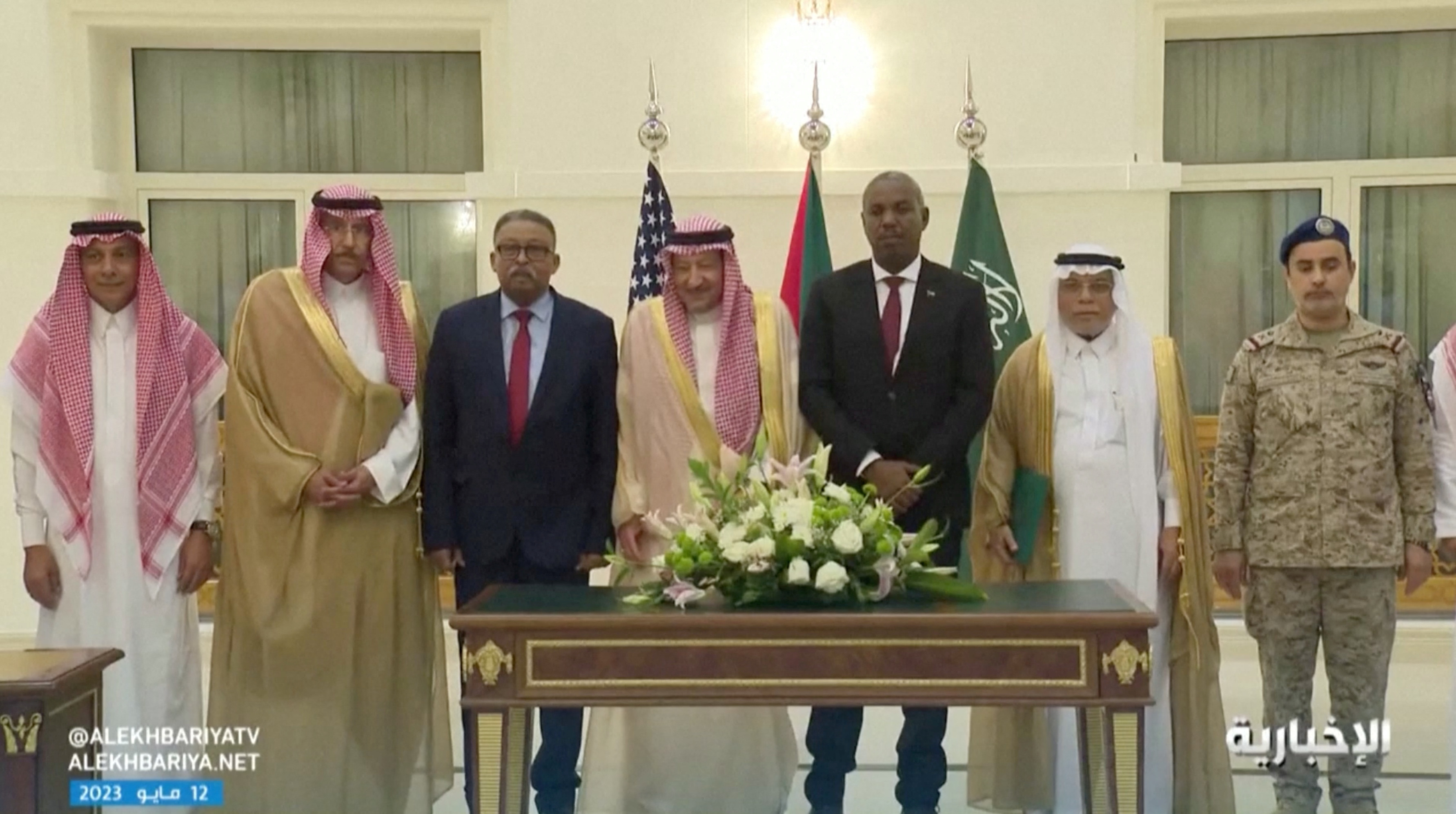 Los generales alcanzaron un acuerdo en Arabia Saudita (Reuters)