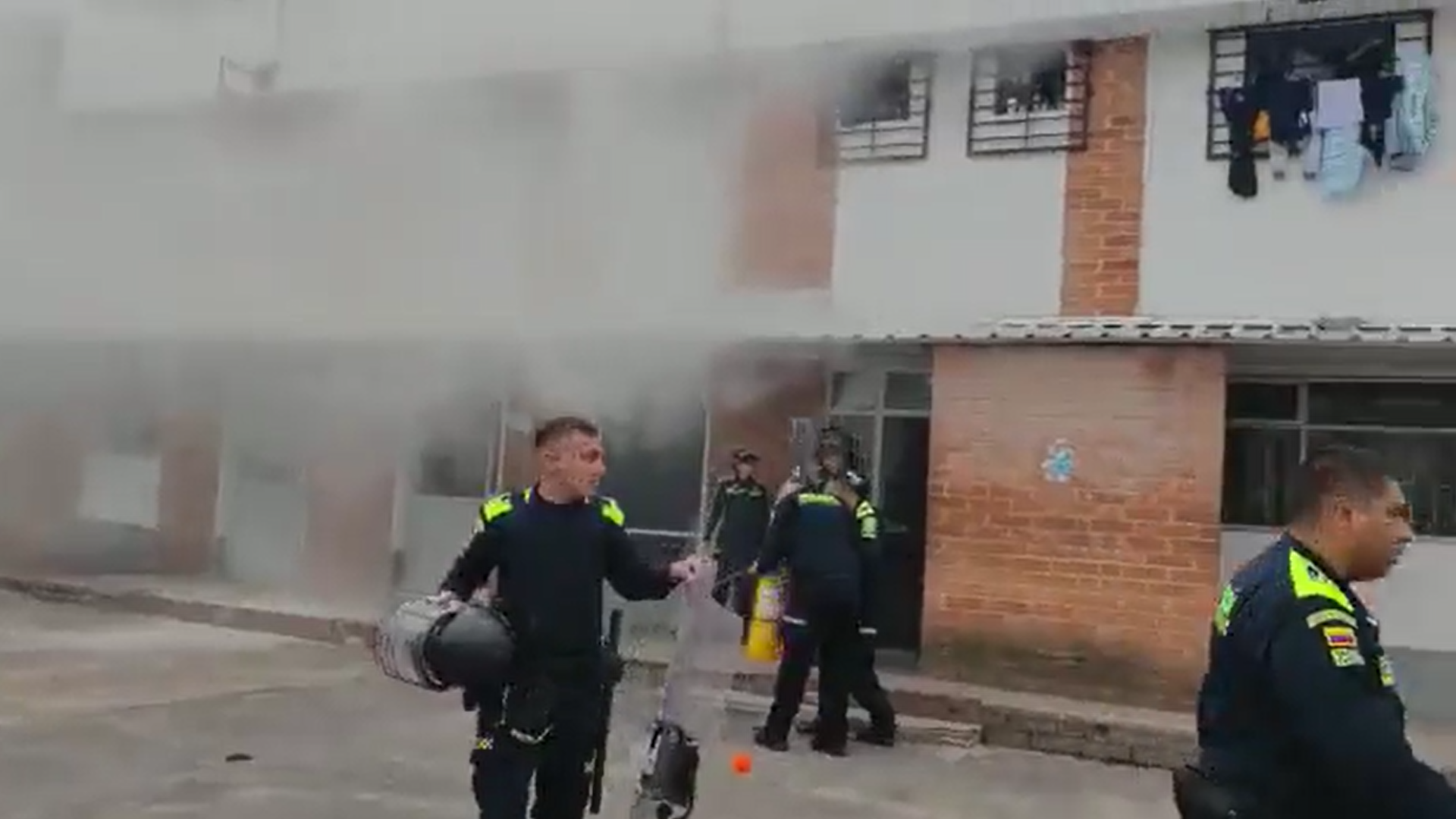 Video: así controlaron el motín de detenidos en la estación de Policía de Suba, en el noroccidente de Bogotá
