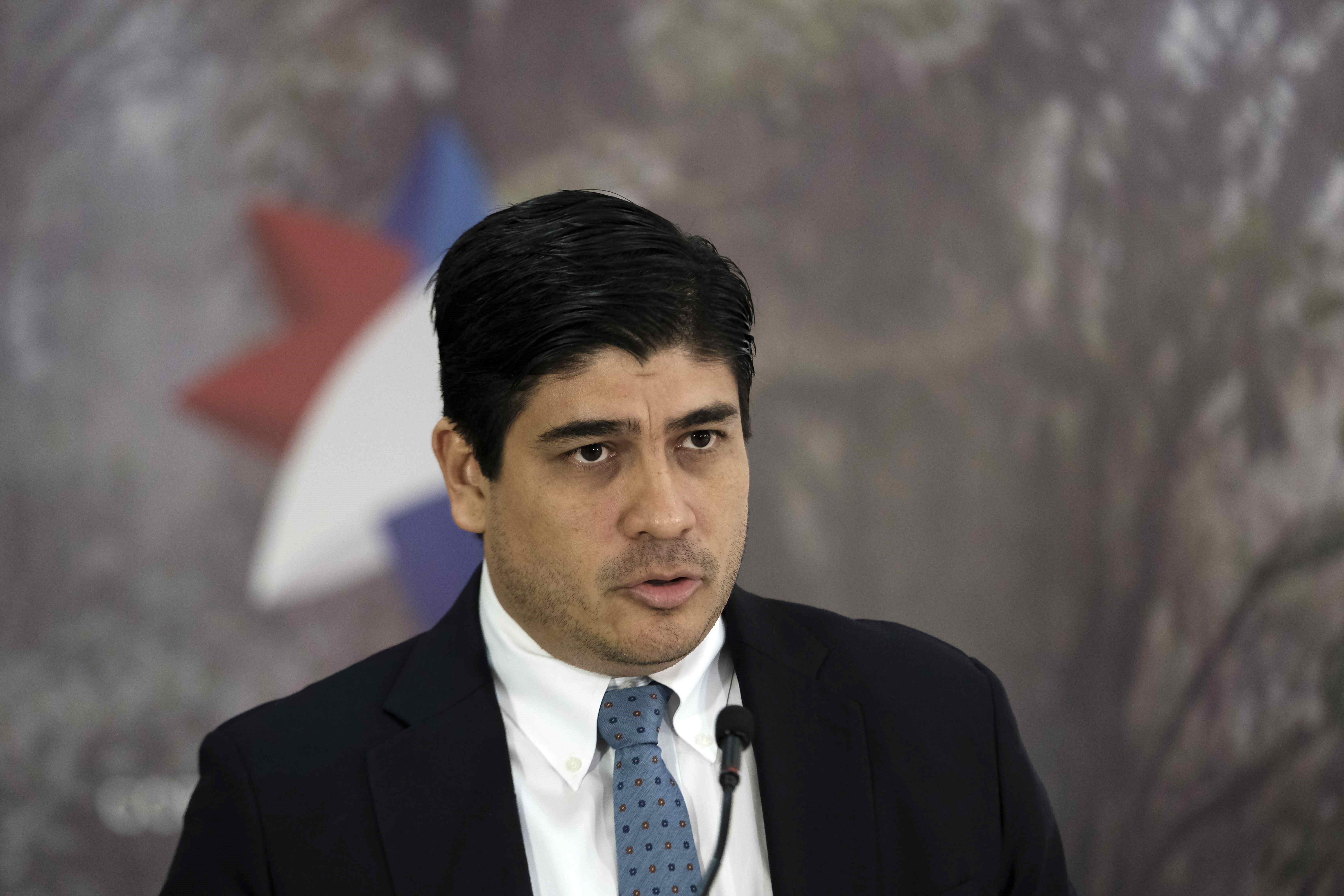 El presidente de Costa Rica, Carlos Alvarado (EFE/Jeffrey Arguedas)