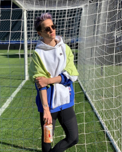 La futbolista Megan Rapinoe destacó por su activismo social (Foto: Instagram/@mrapinoe)
