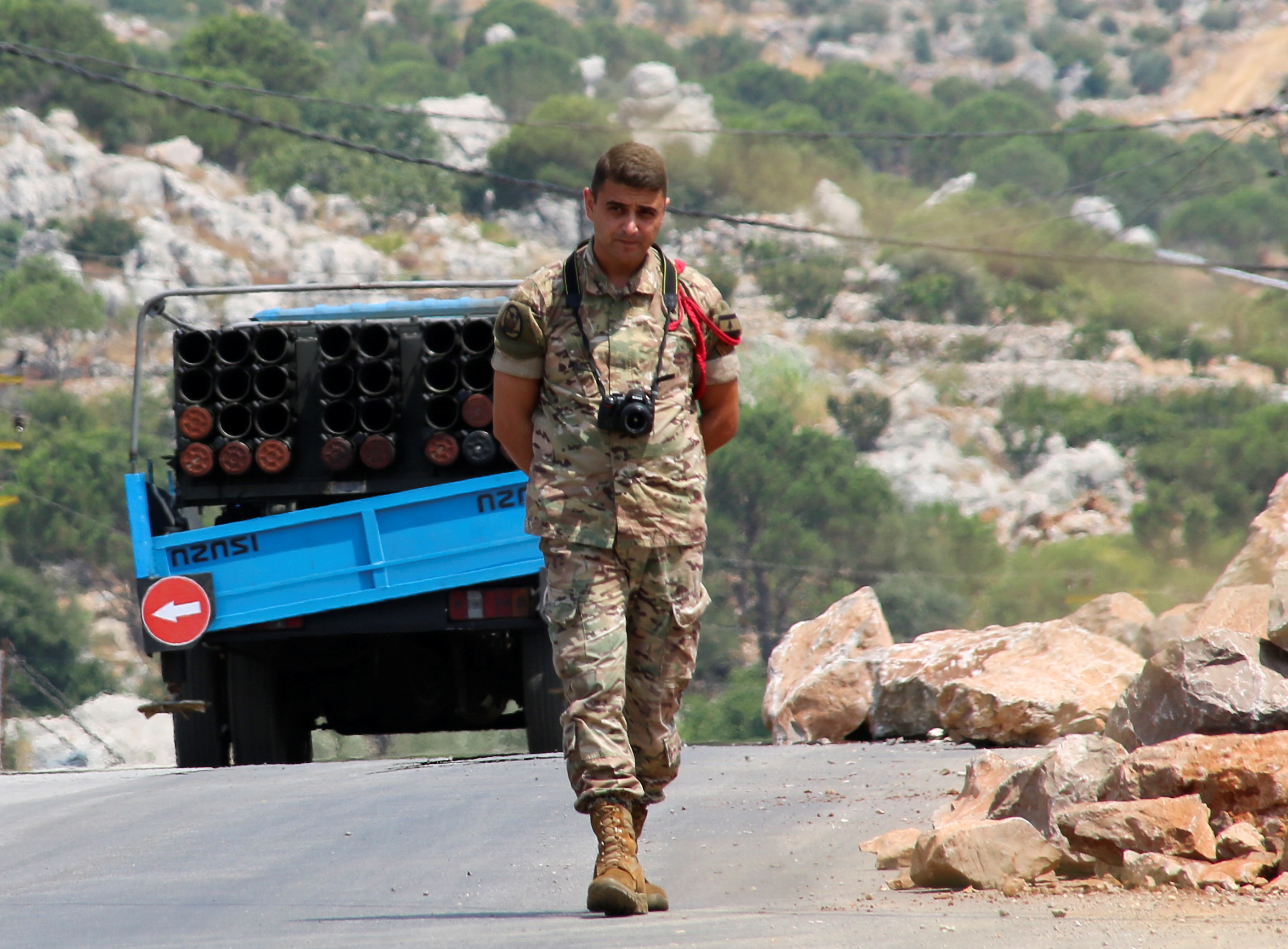 Un soldado libanés (Foto: REUTERS)