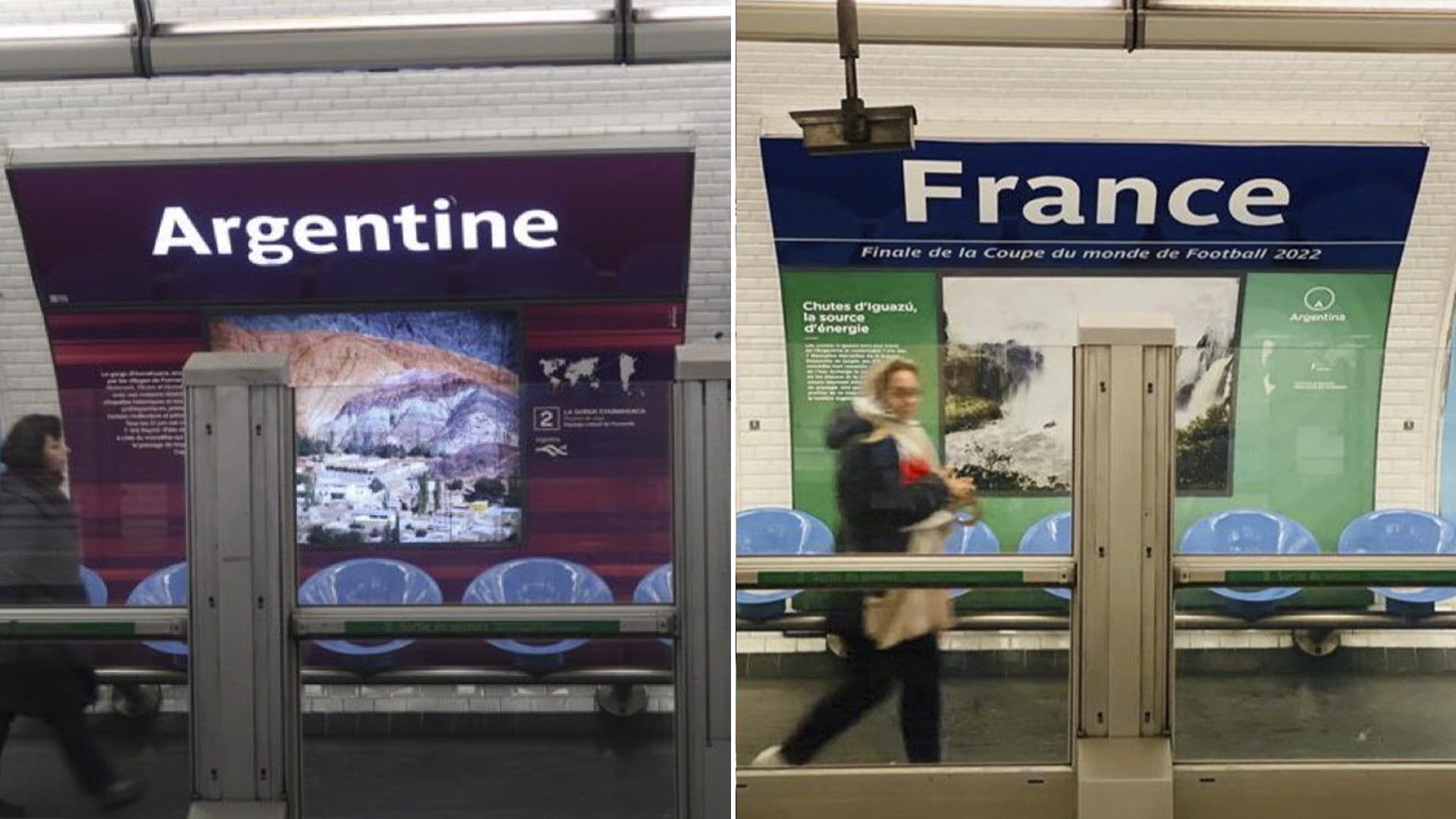 La medida que tomaron en París con una estación de metro que se llamaba  “Argentina” en la previa a la final del Mundial - Infobae