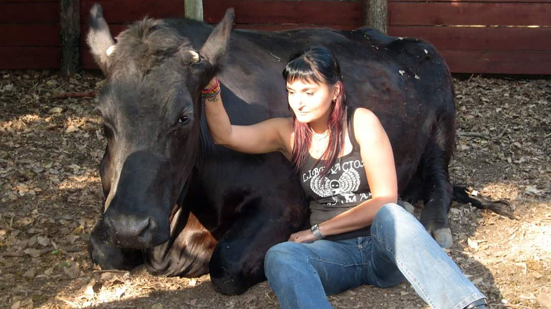 La activista vegana que les da una nueva vida a gallinas, vacas, chanchos, caballos y perros