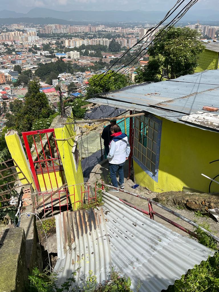 Personería de Bogotá alertó sobre tres puntos críticos de remoción en masa en donde peligra la vida de los habitantes