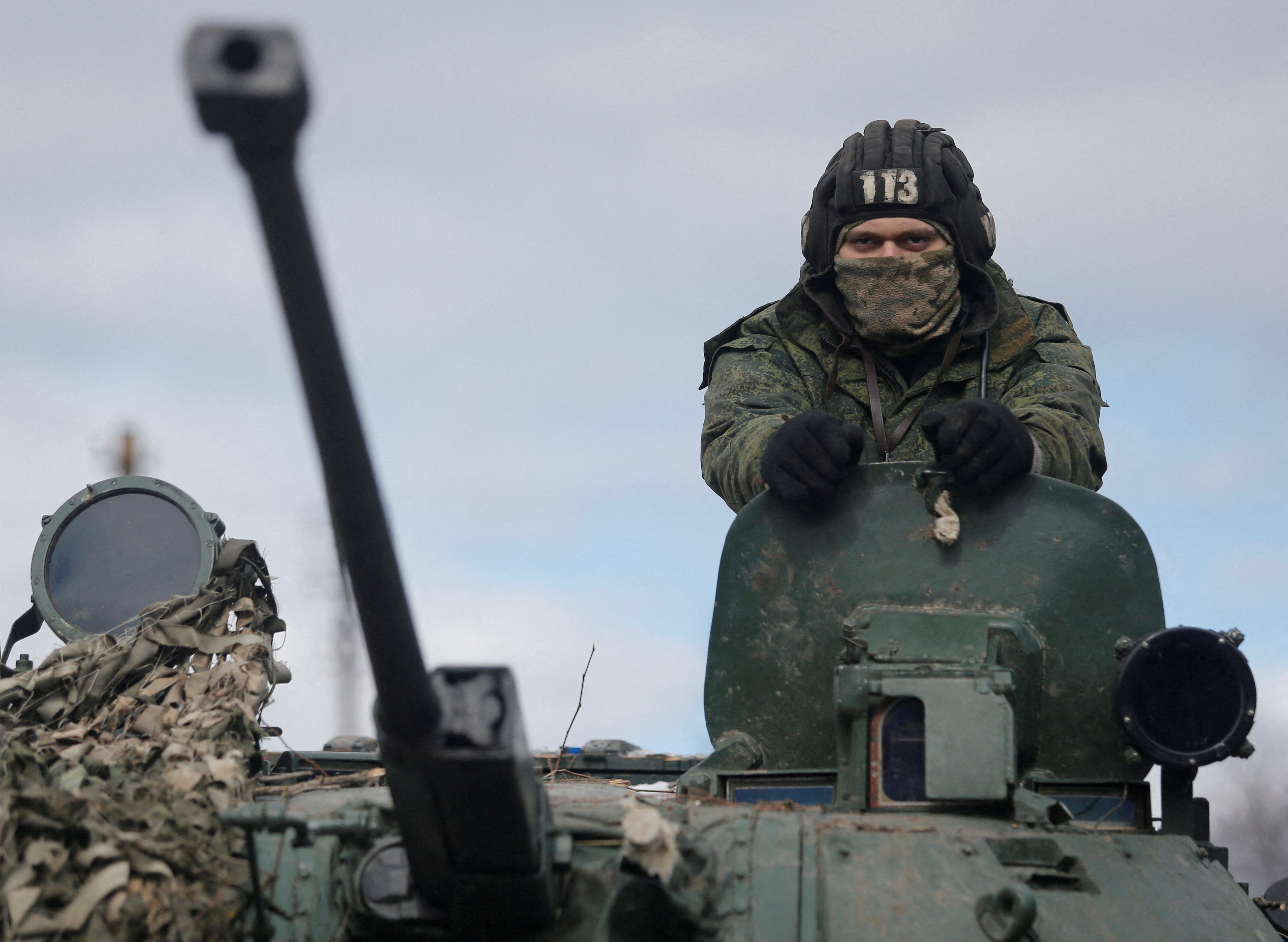 Tropas rusas en la región de Donetsk (Reuters)