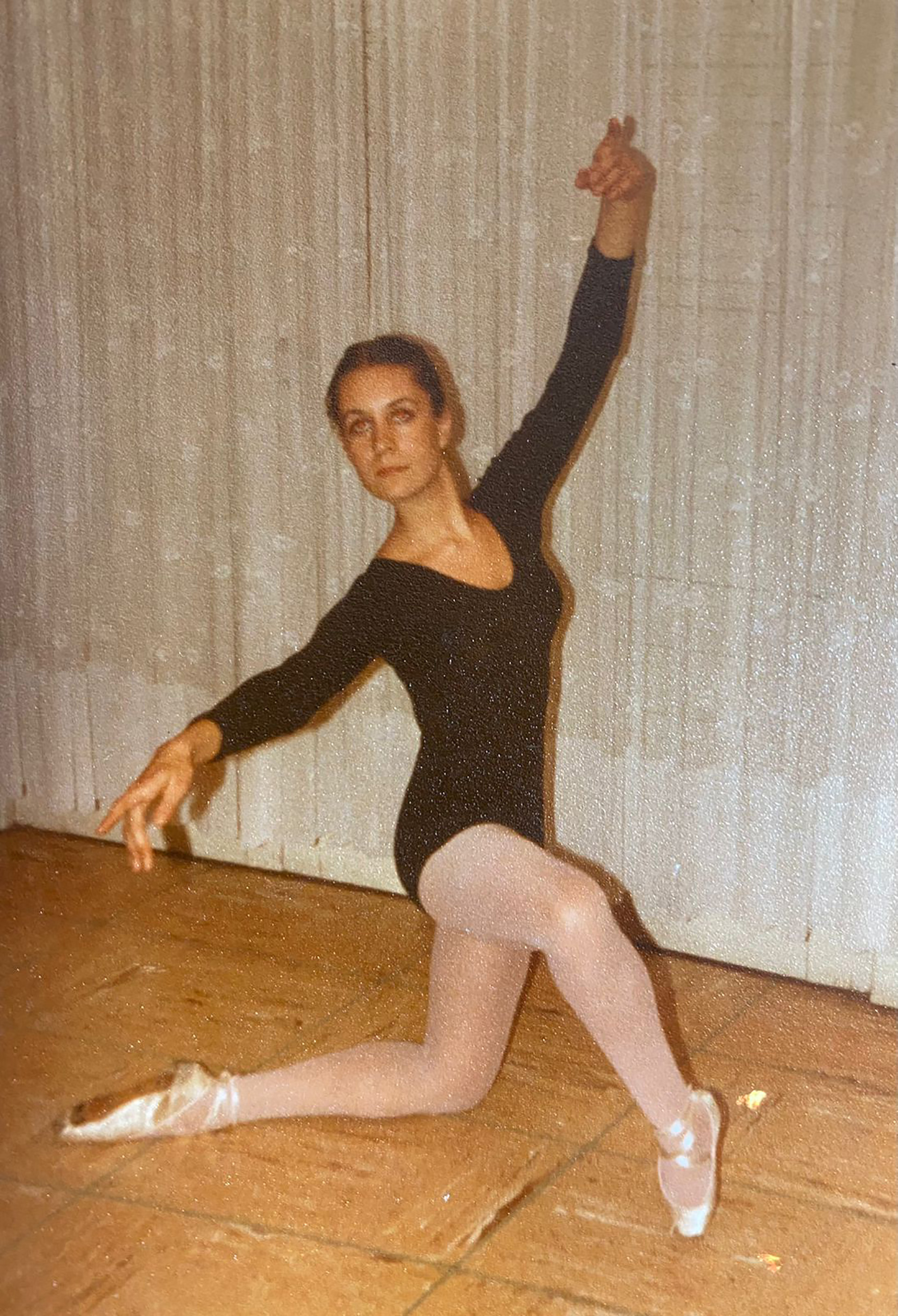 Matilda Blanco, los 13 años, en tiempos de clases de danzas clásicas
