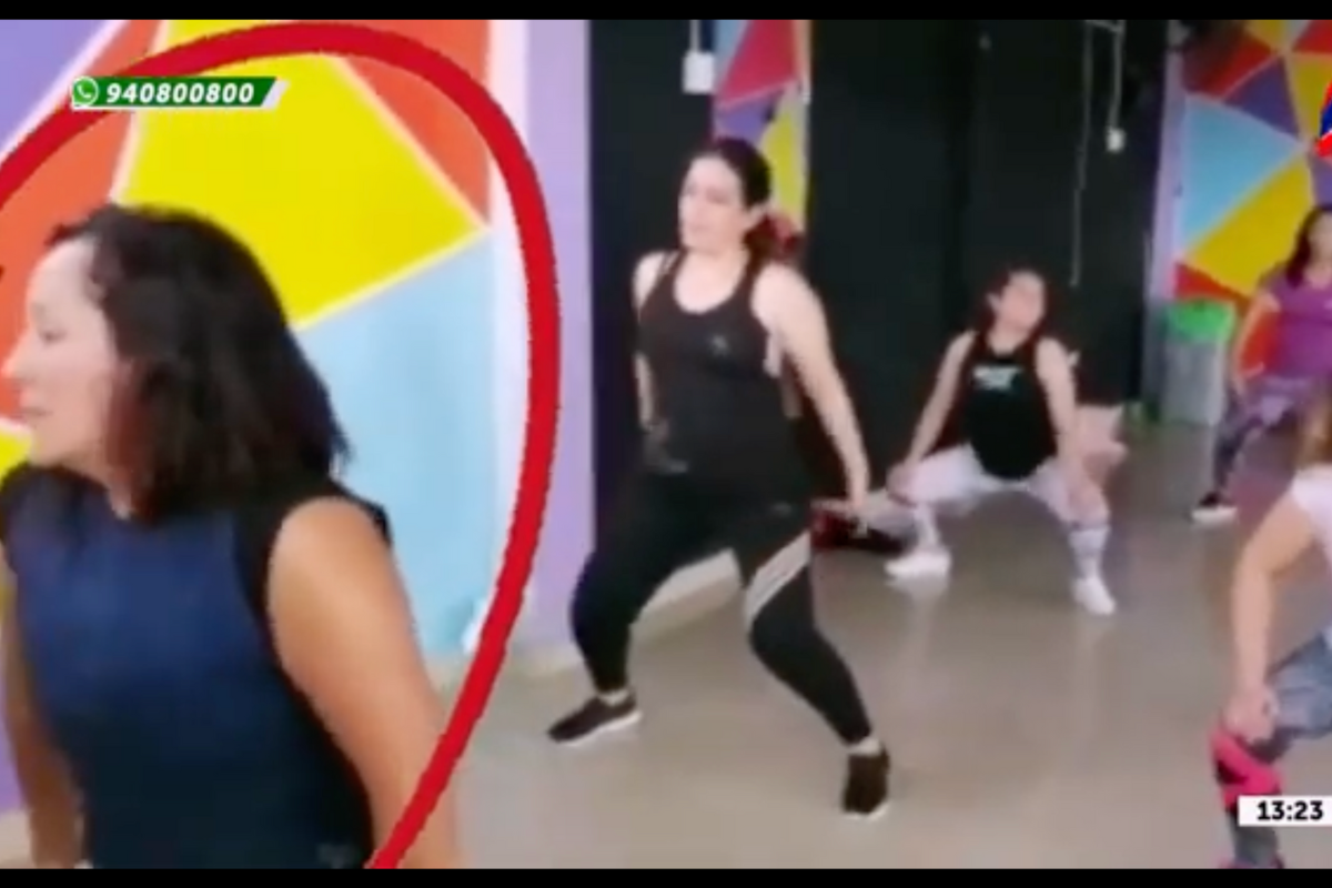 Chiclayo: Trabajadora del Poder Judicial es captada en el gimnasio durante su horario laboral