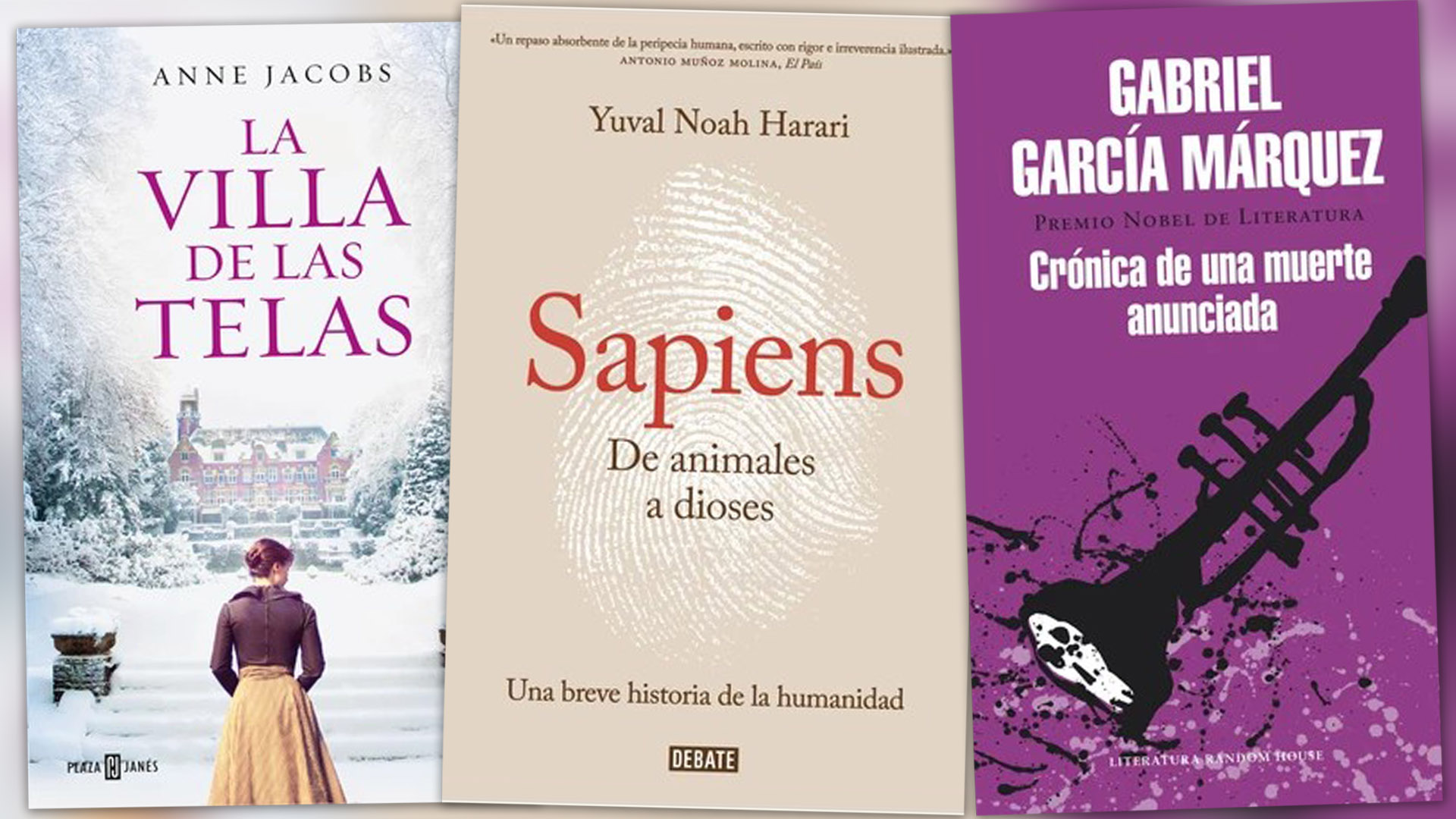 Qué leer el fin de semana: tres bestsellers de García Márquez, Harari y Jacobs con descuento para aprovechar el descanso