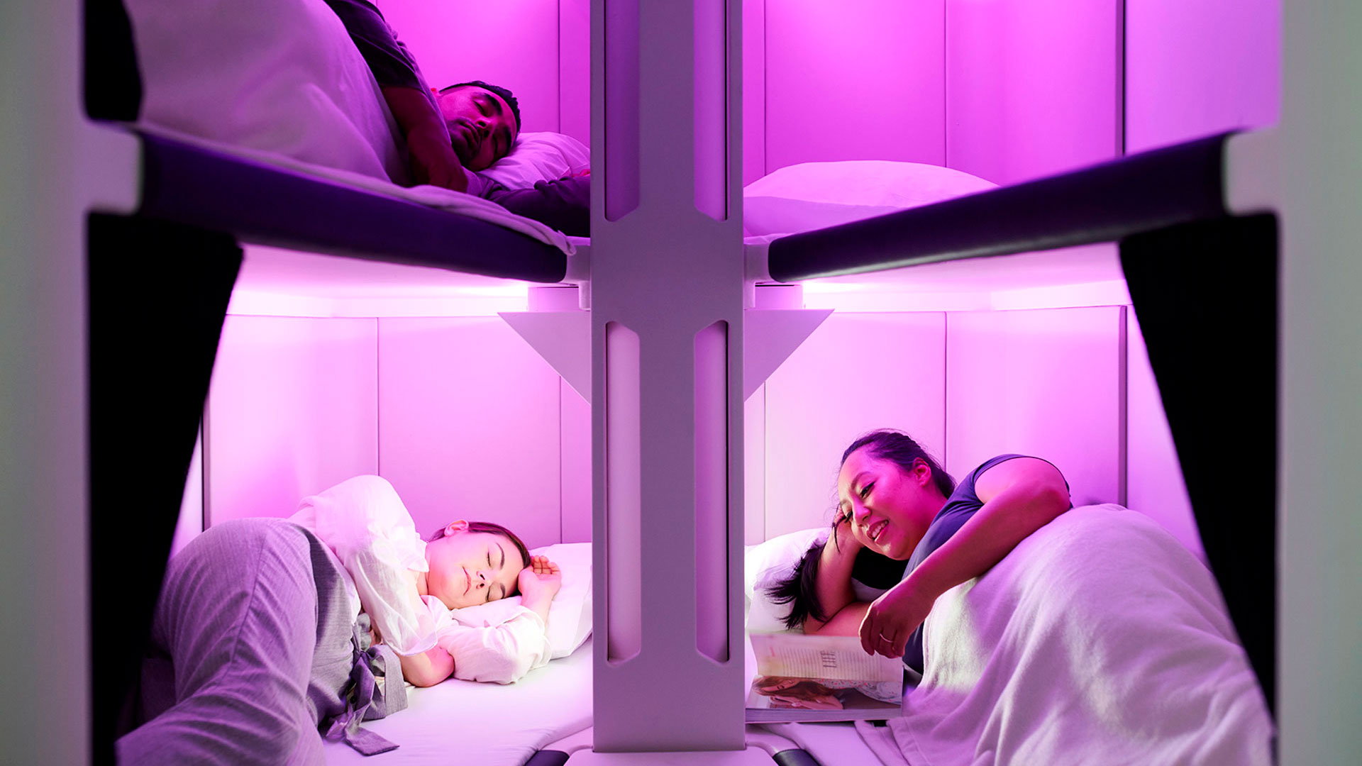 Un avión con cápsulas para dormir la siesta: una aerolínea ofrecerá camas a los pasajeros de clase económica