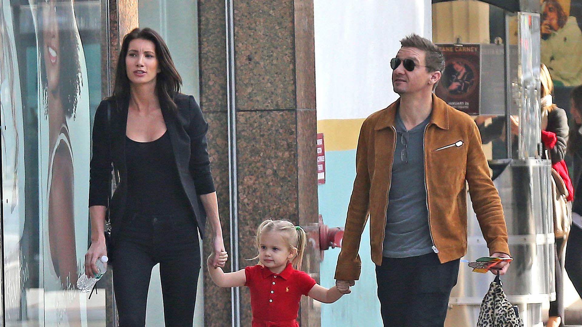   Jeremy Renner and his ex-wife Sonni Pacheco with their daughter Ava