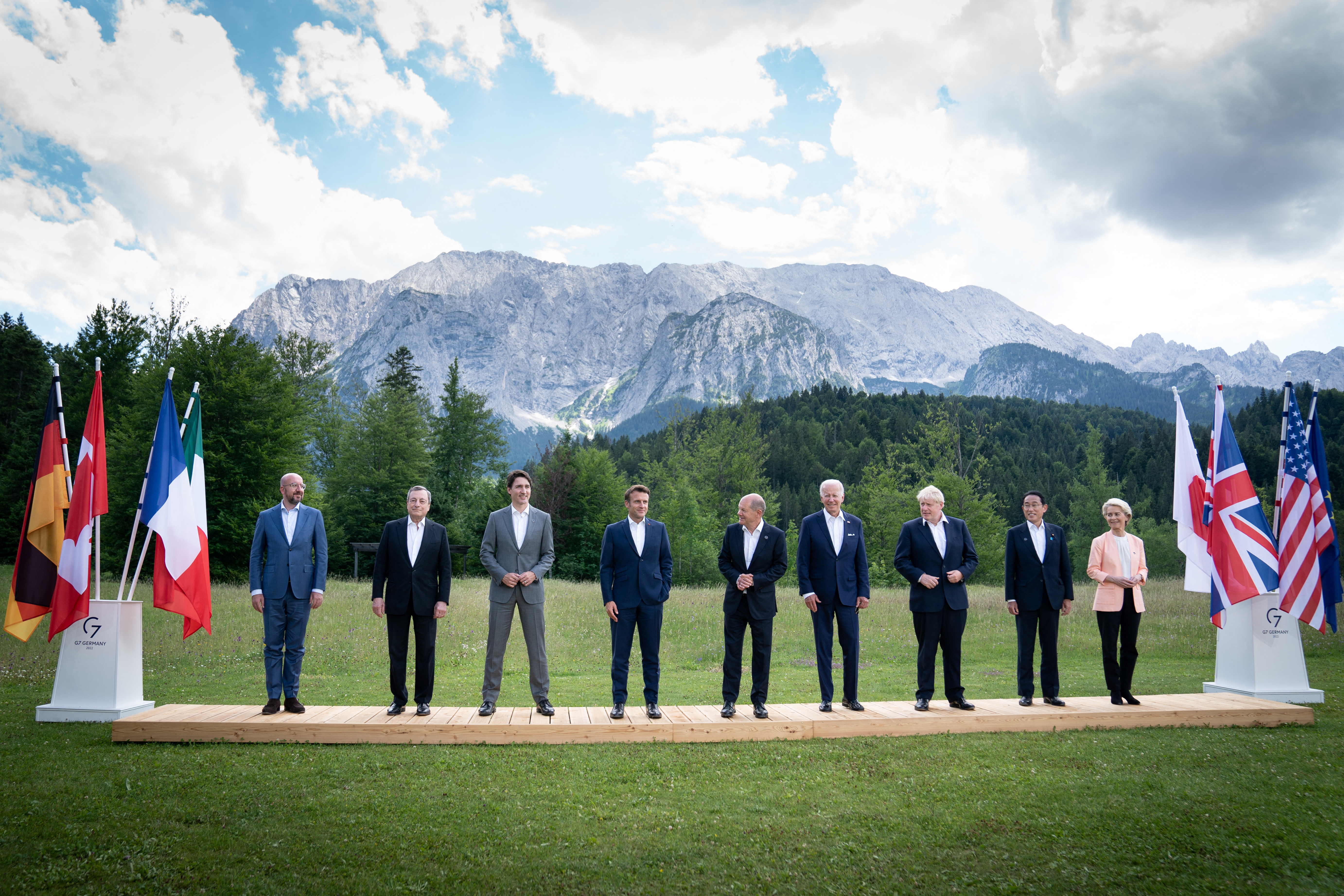 Los líderes del G-7 (Reuters)