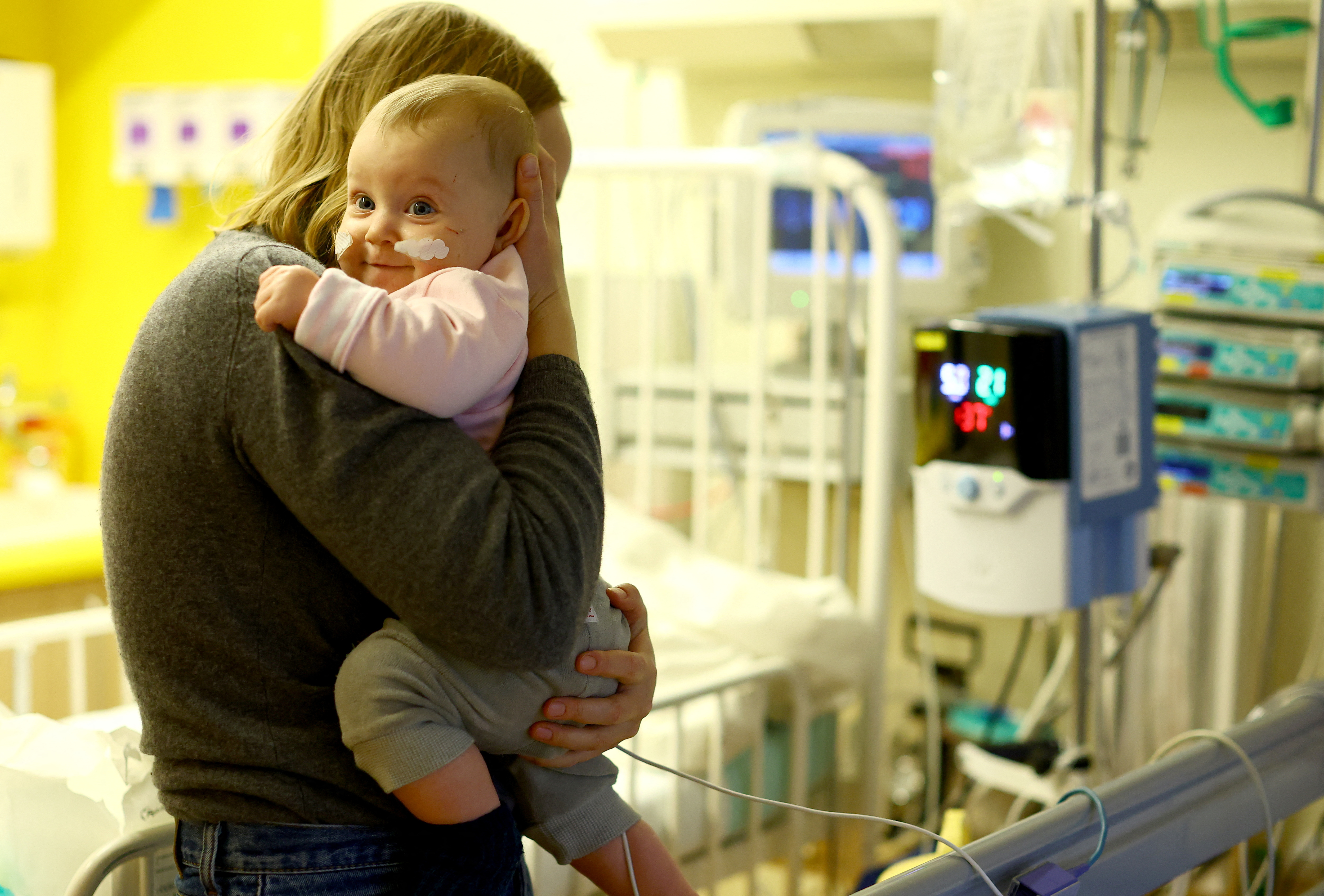 The bronchiolitis season has come early and consultations in health centers are multiplying.  Typically, the peak of cases occurs during June, but infections grew significantly during May (REUTERS / Lisi Niesner)