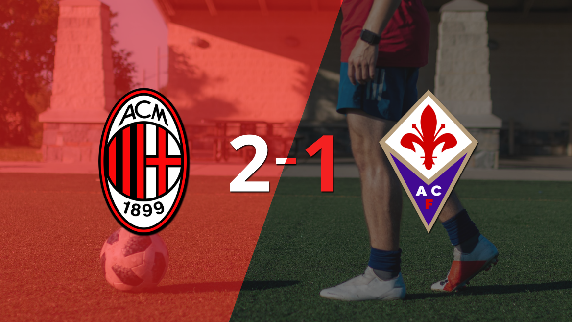 Fiorentina no pudo en su visita a Milan y perdió 2 a 1