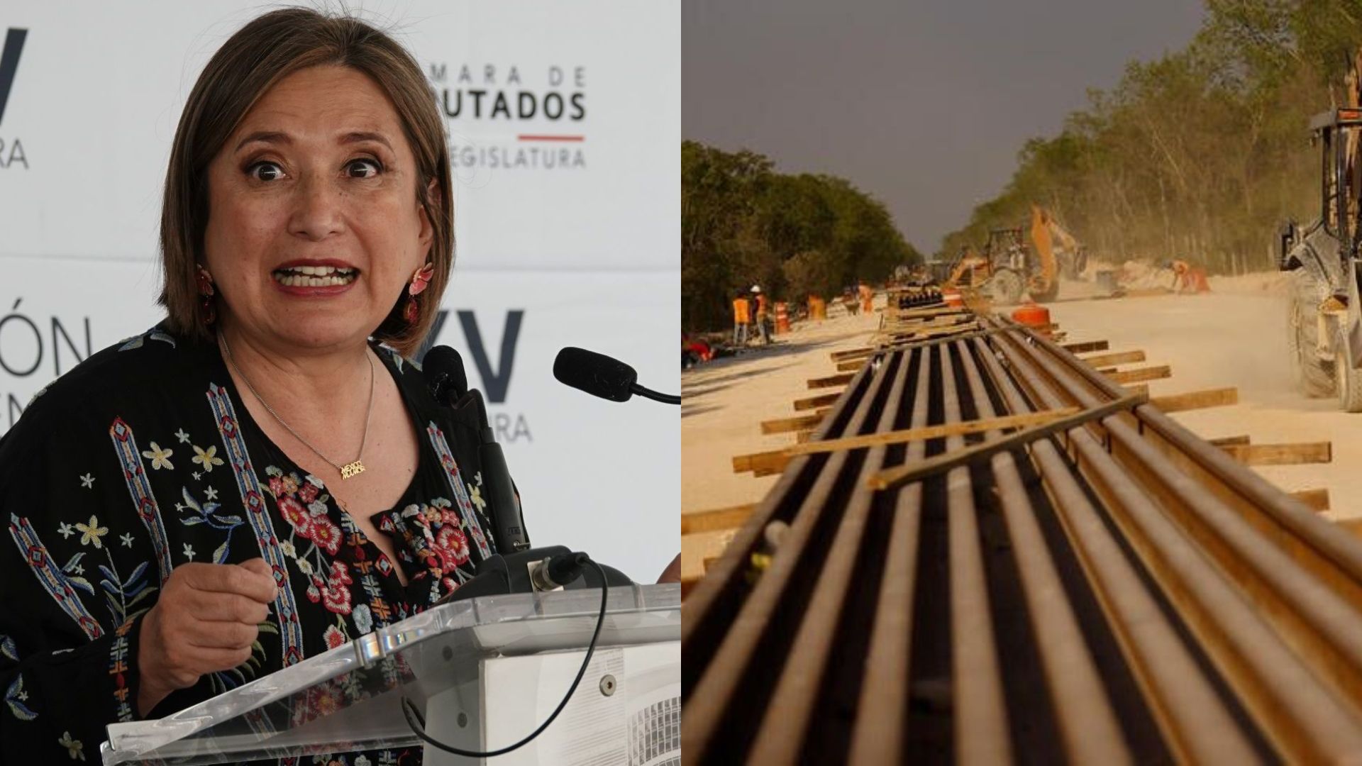 Xóchitl Gálvez denunció presunta compra de rieles oxidados para el Tren Mayo (Cuartooscuro/Reuters)