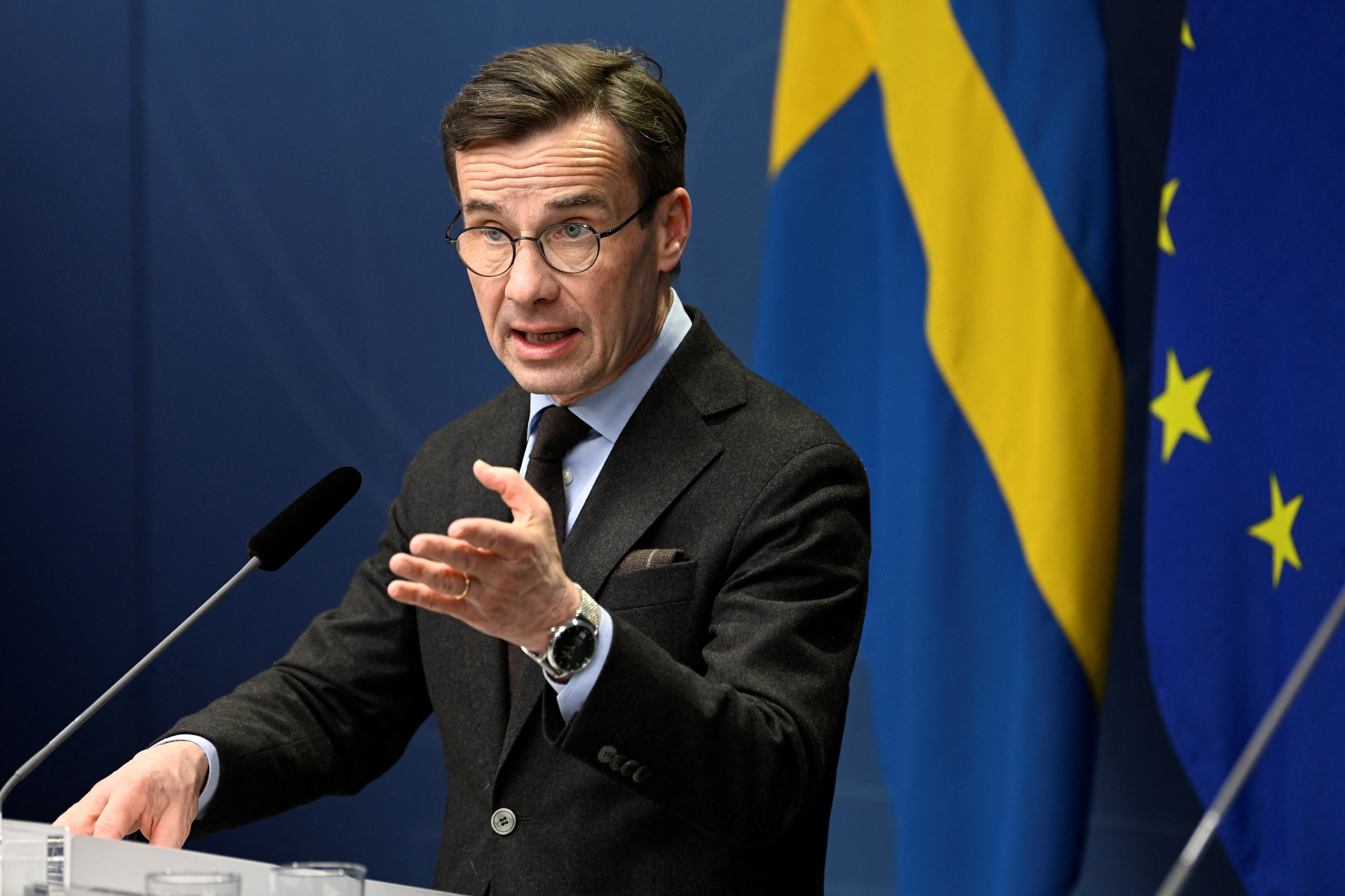 Ulf Kristersson assured that Ankara's demands are being studied in the way they should be studied (REUTERS)