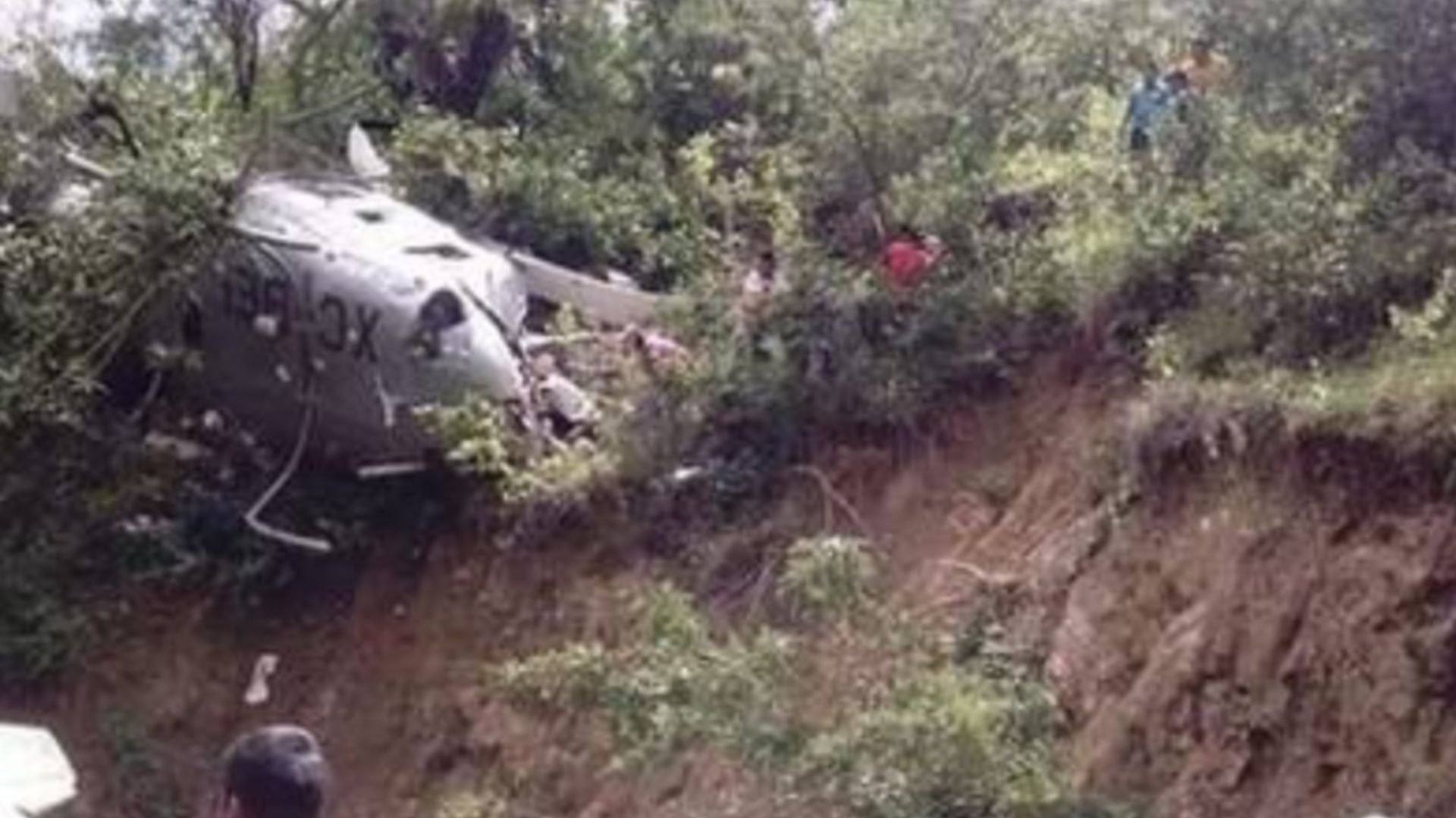 He Fell From The Helicopter Where Security Secretary Martin Godoy Was Traveling In Michoacan (Photo: Twitter)