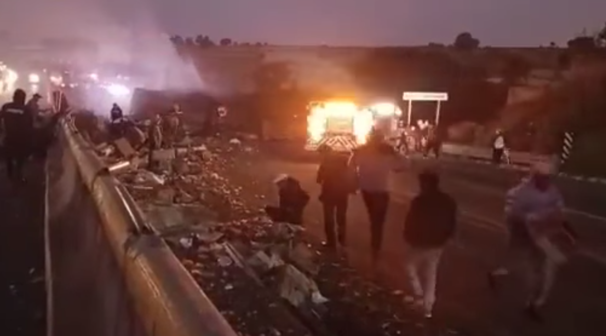Tragedia en Puebla: 15 peregrinos resultaron heridos tras un choque vehicular