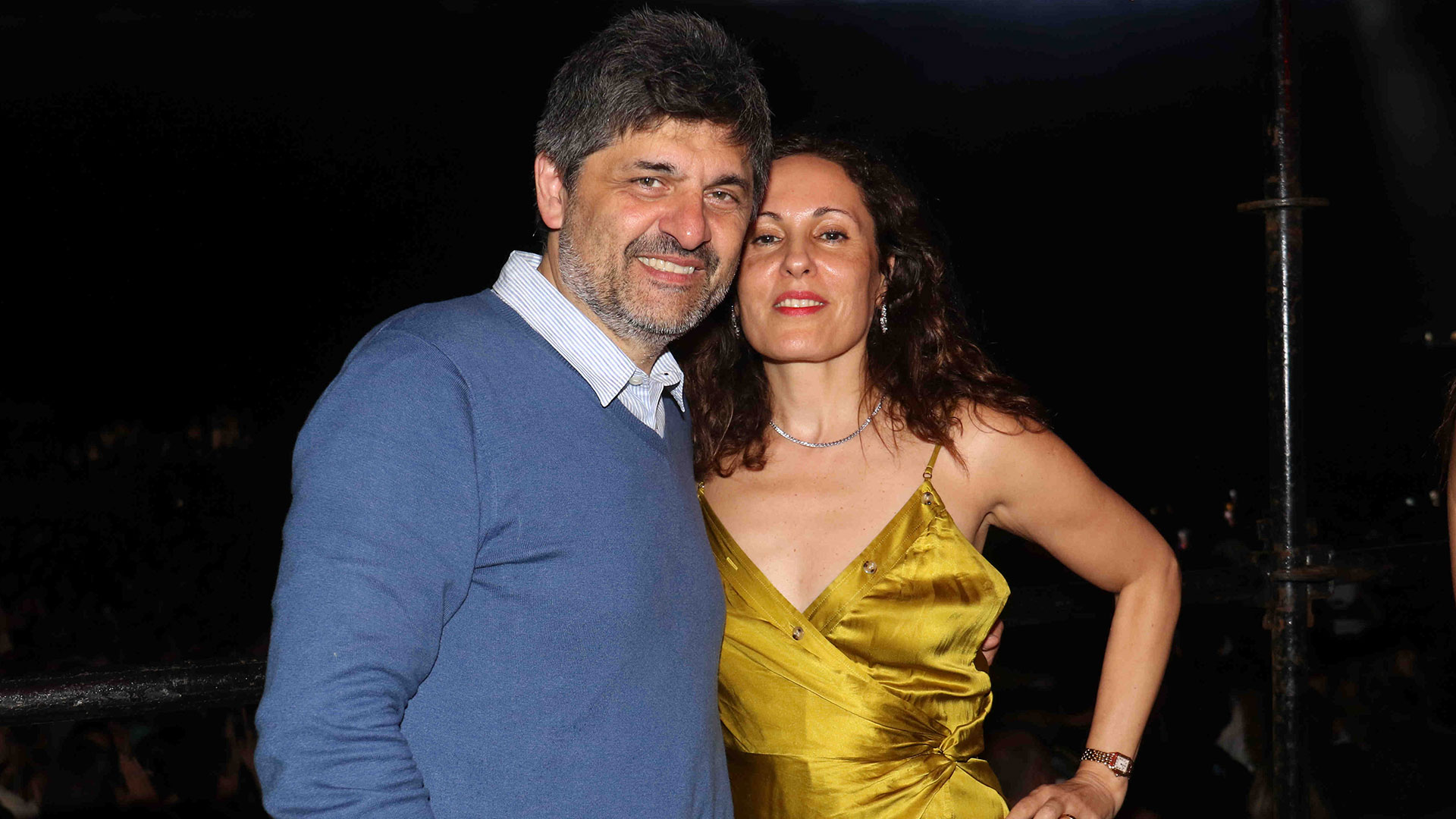 El empresario Marcelo Figoli (Alpha Media y Fenix Entertainment) y su mujer, Gisela Asmundo