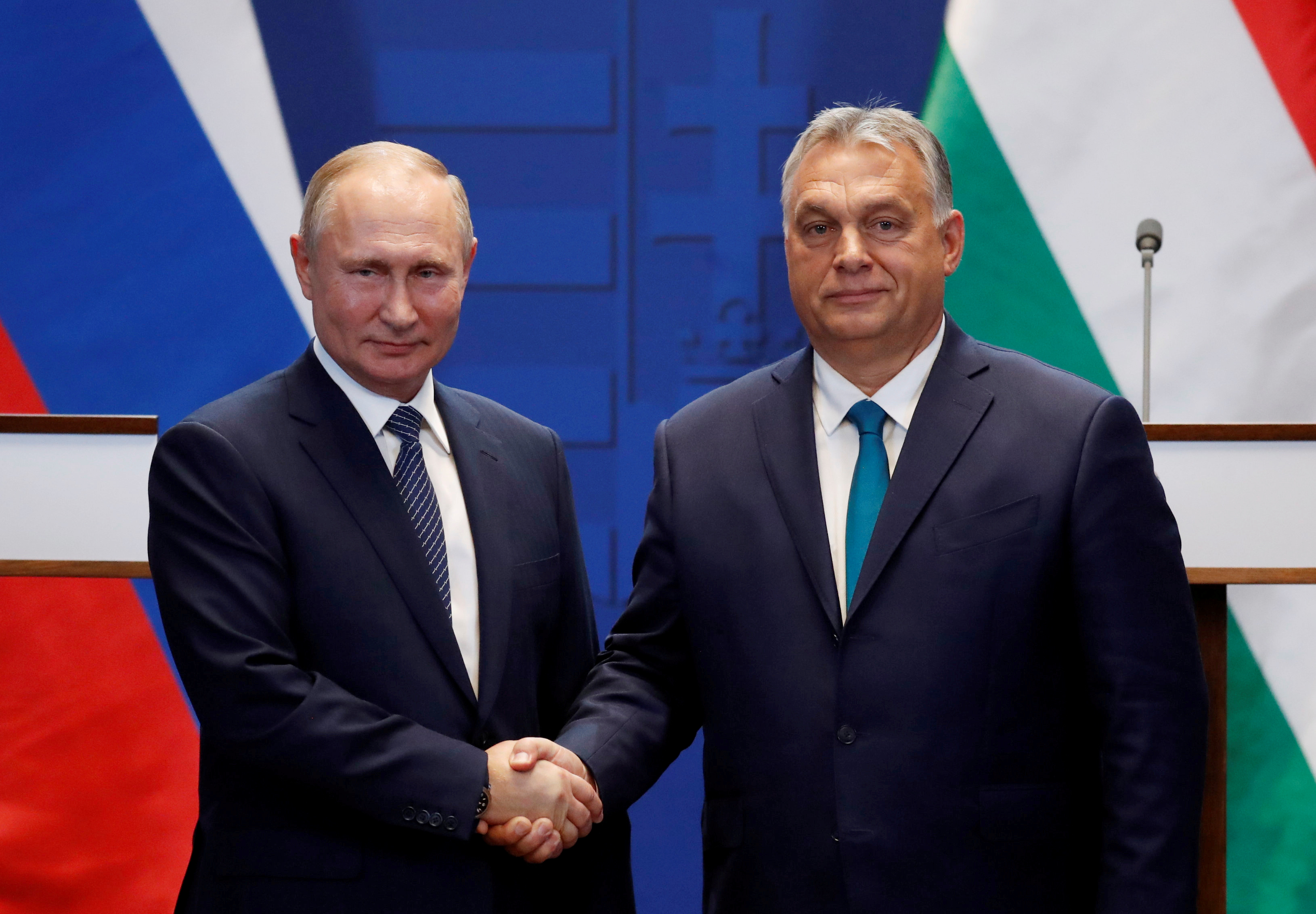 Putin y Viktor Orban (Reuters)