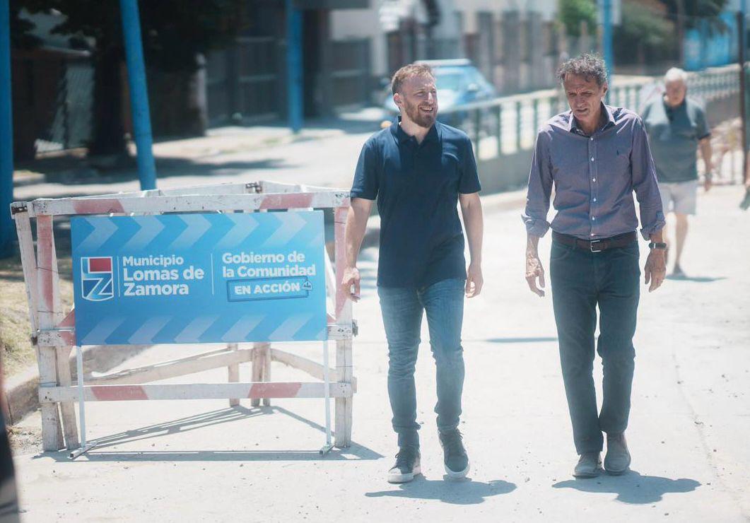 El gobierno bonaerense impulsa obras en Lomas de Zamora para mejorar la infraestructura y prevenir inundaciones  