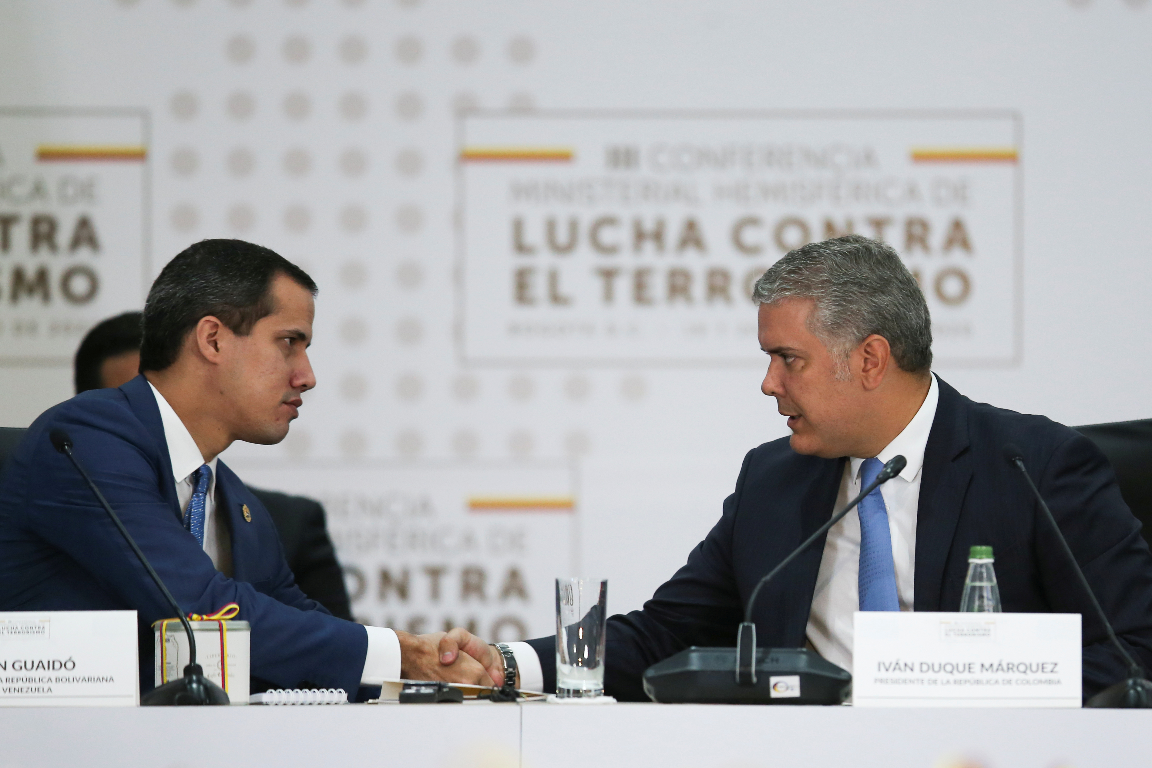 Juan Guaidó se despidió de Iván Duque y le agradeció su apoyo a los migrantes venezolanos