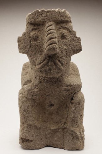 La imagen del dios solar y de la guerra, Huitzilopochtli, se realizaba con ramas de mezquite (Foto: Mediateca INAH)