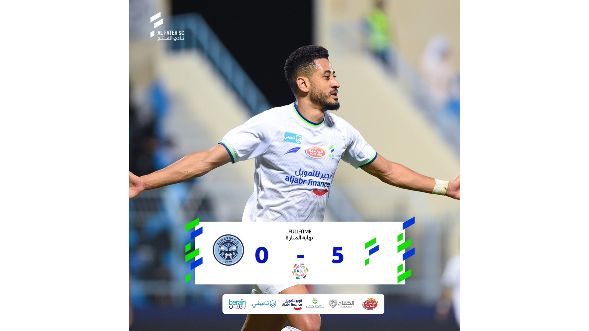 Al Fateh consiguió su primera victoria en la Liga Profesional Saudí. (Al Fateh)