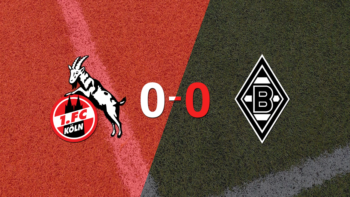 No hubo goles en el empate entre Colonia y B. Mönchengladbach