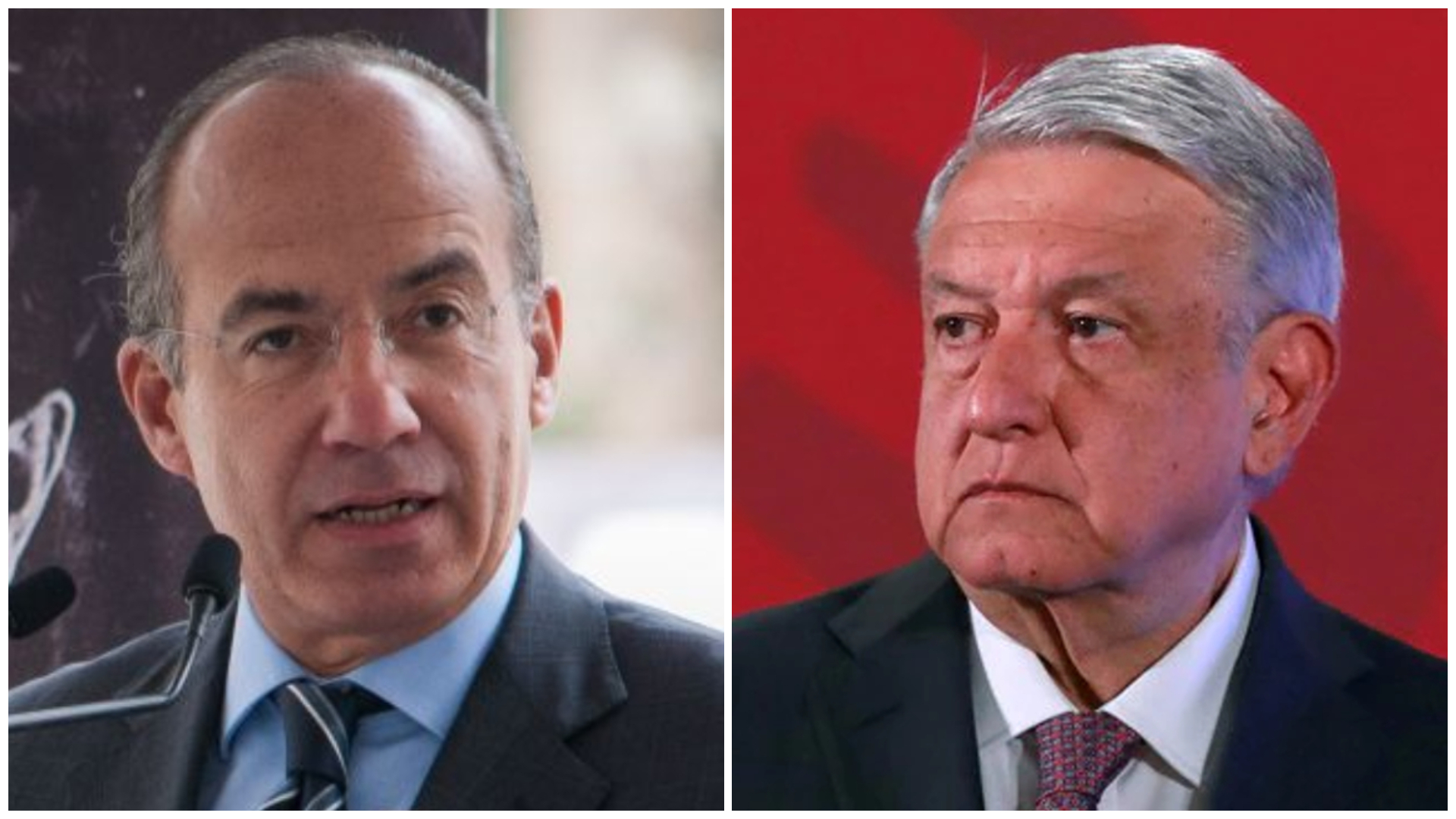 Felipe Calderón y AMLO se han enfrentado a palabras durante el sexenio de la llamada Cuarta Transformación (Foto: Cuartoscuro/Reuters)