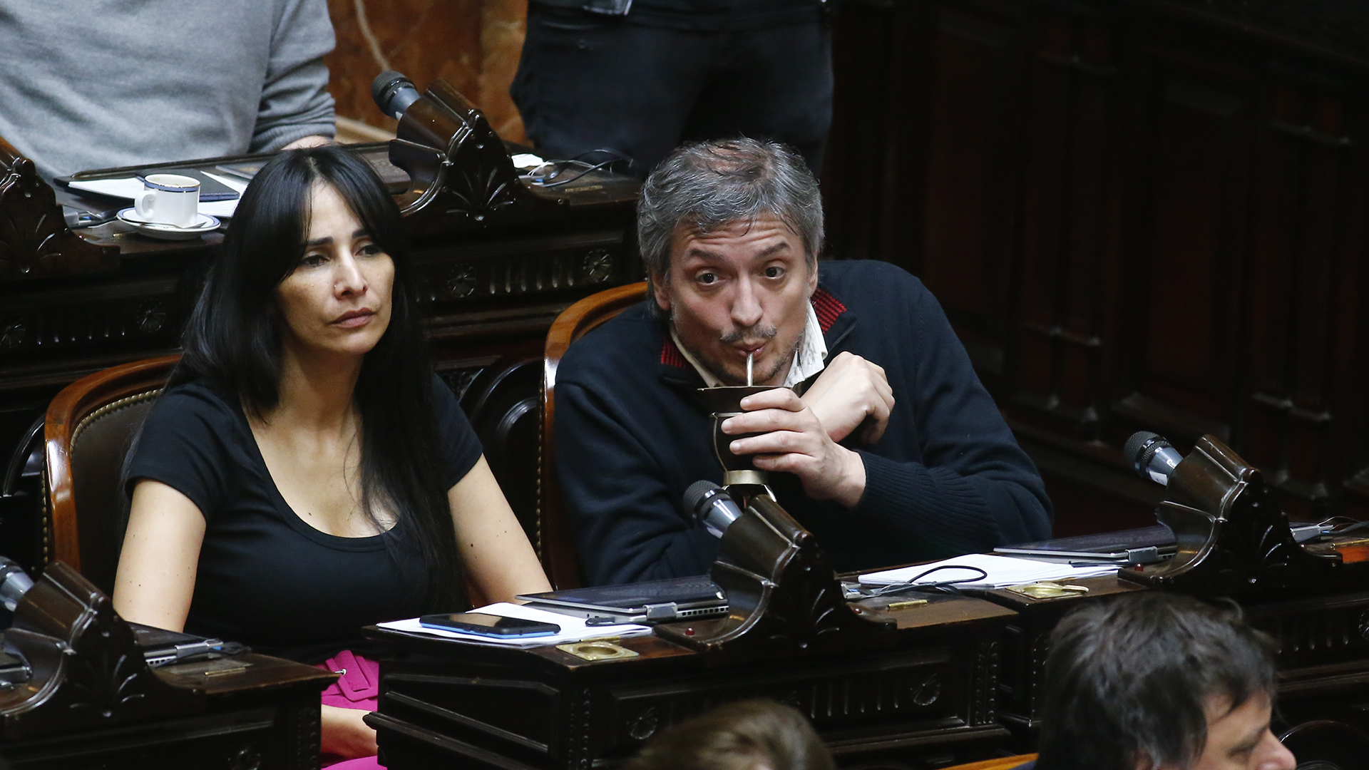Máximo Kirchner votó a favor del Presupuesto Foto: Luciano González