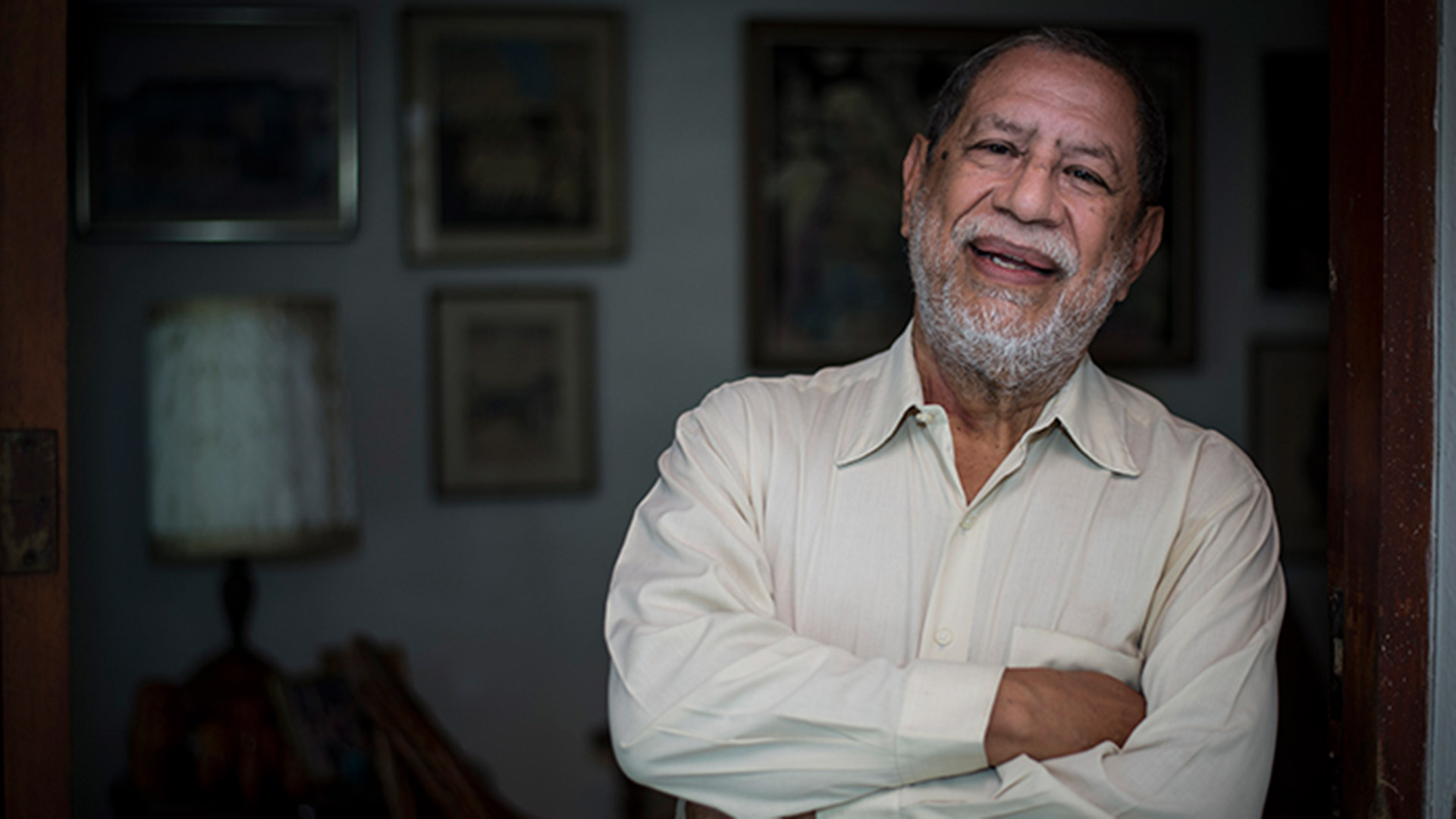 Edgard Parrales, 79 años, exembajador ante la OEA, es el preso político de mayor edad en Nicaragua. Fue detenido esta semana luego de dar una entrevista a un canal de televisión. (Foto Oscar Navarrete/ LA PRENSA)