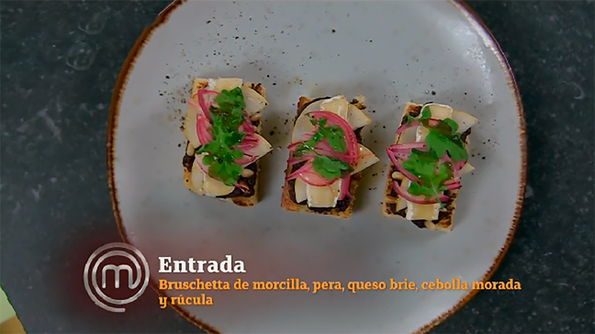The entry presented by Tomás Fonzi in the Masterchef Celebrity 3 grand finale