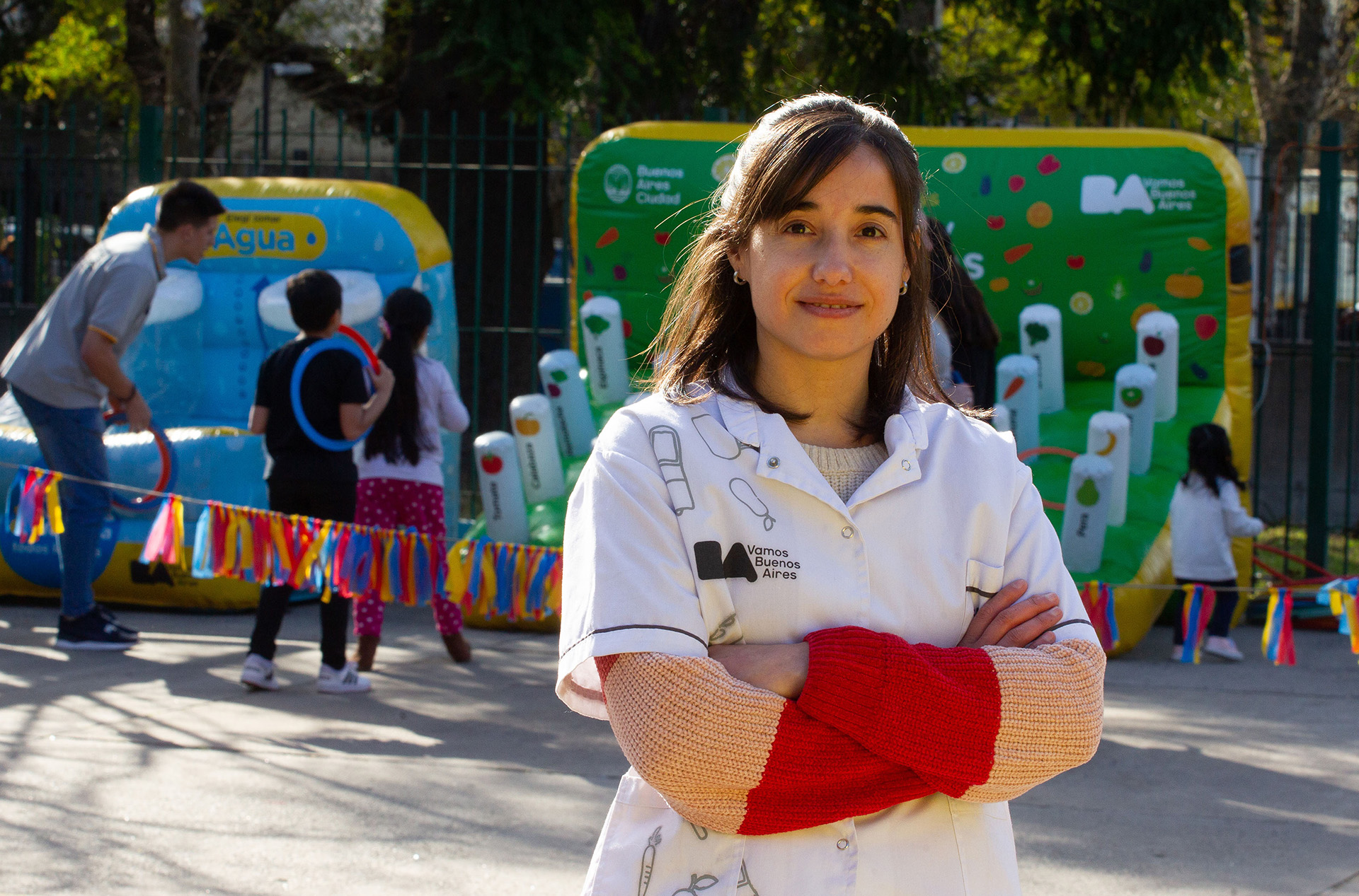 Paula Vignolo is a nutritionist and coordinator of the Parque Centenario Healthy Station (Alberto Raggio/GCBA Press)