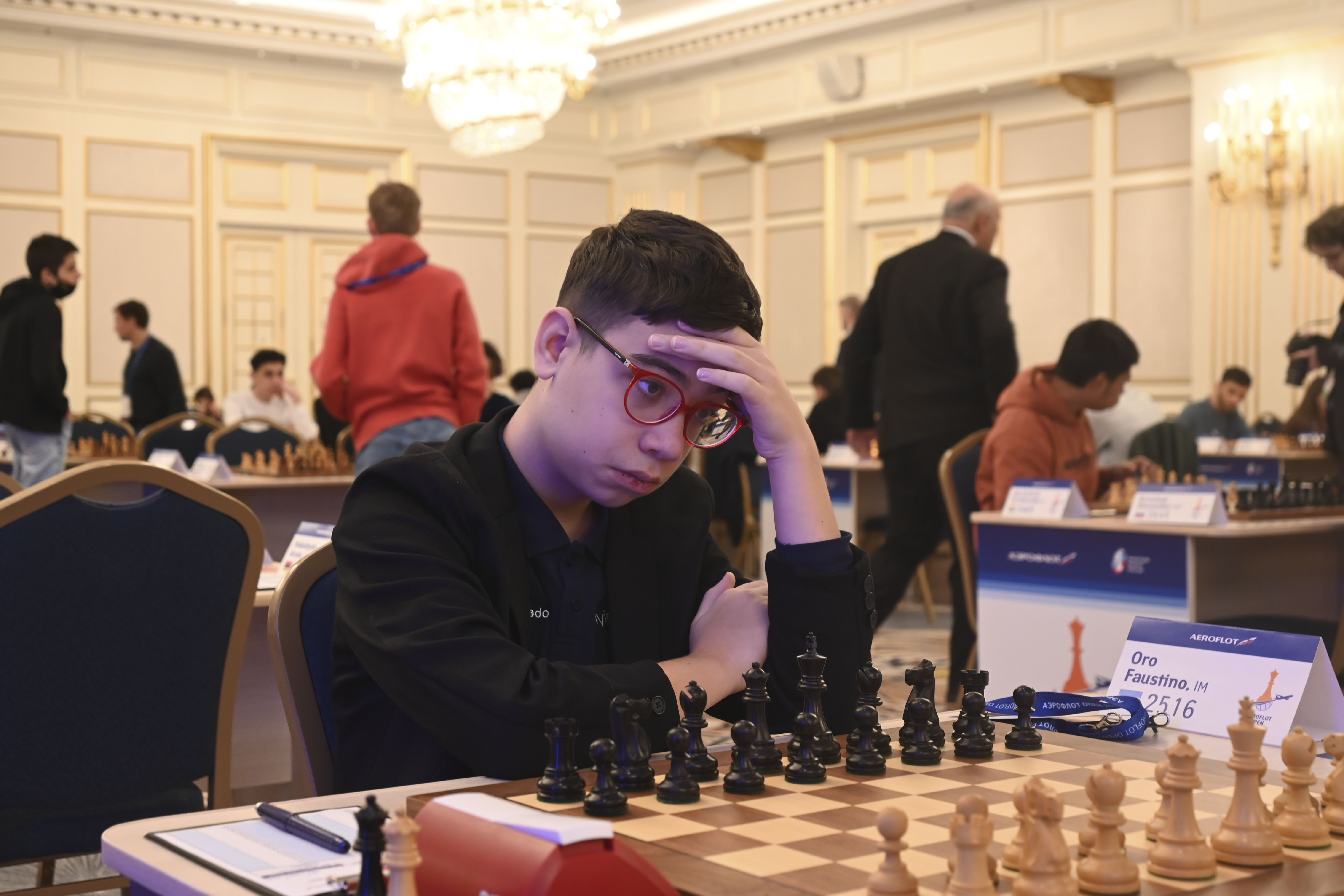 El argentino Faustino Oro hizo tablas en Cerde&ntilde;a y qued&oacute; a un paso de convertirse en Gran Maestro de ajedrez  