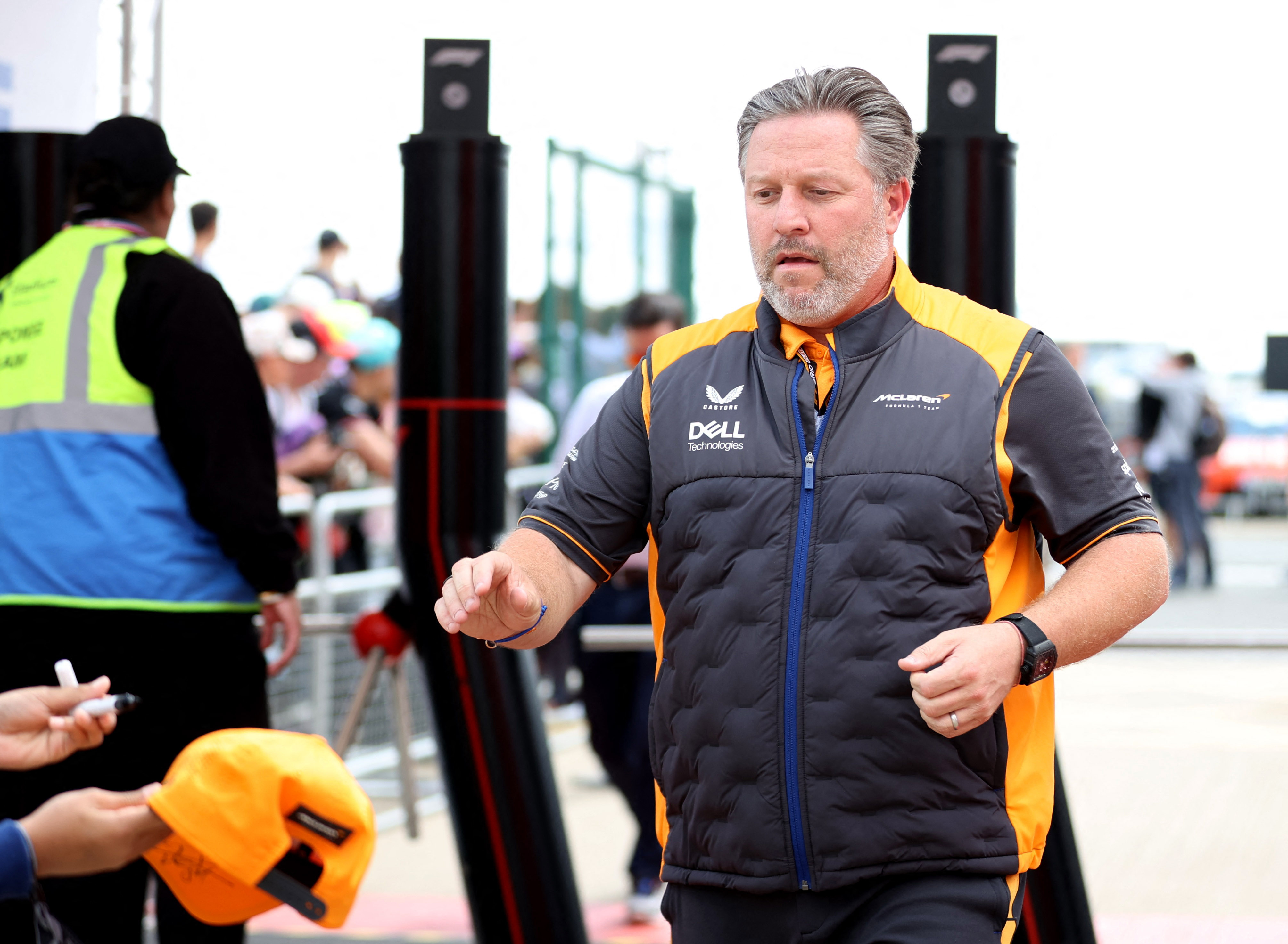 McLaren CEO Zak Brown has revealed some of the plans they have to comply with the rookie driver rule (Picture: REUTERS/Molly Darlington)